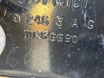 General Appearance with Frame Stamp Serial Number/VIN Photo