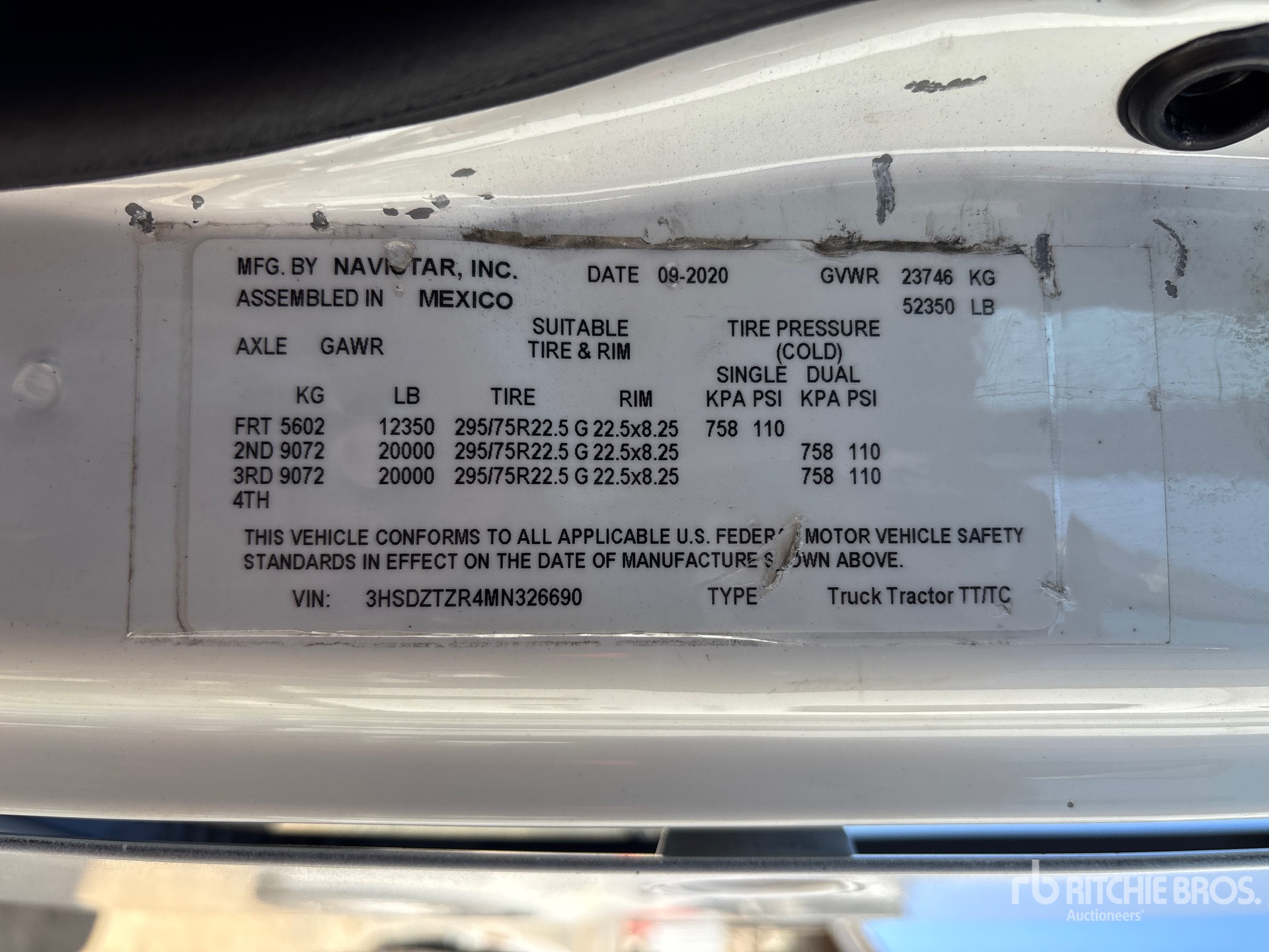 2021 International LT625