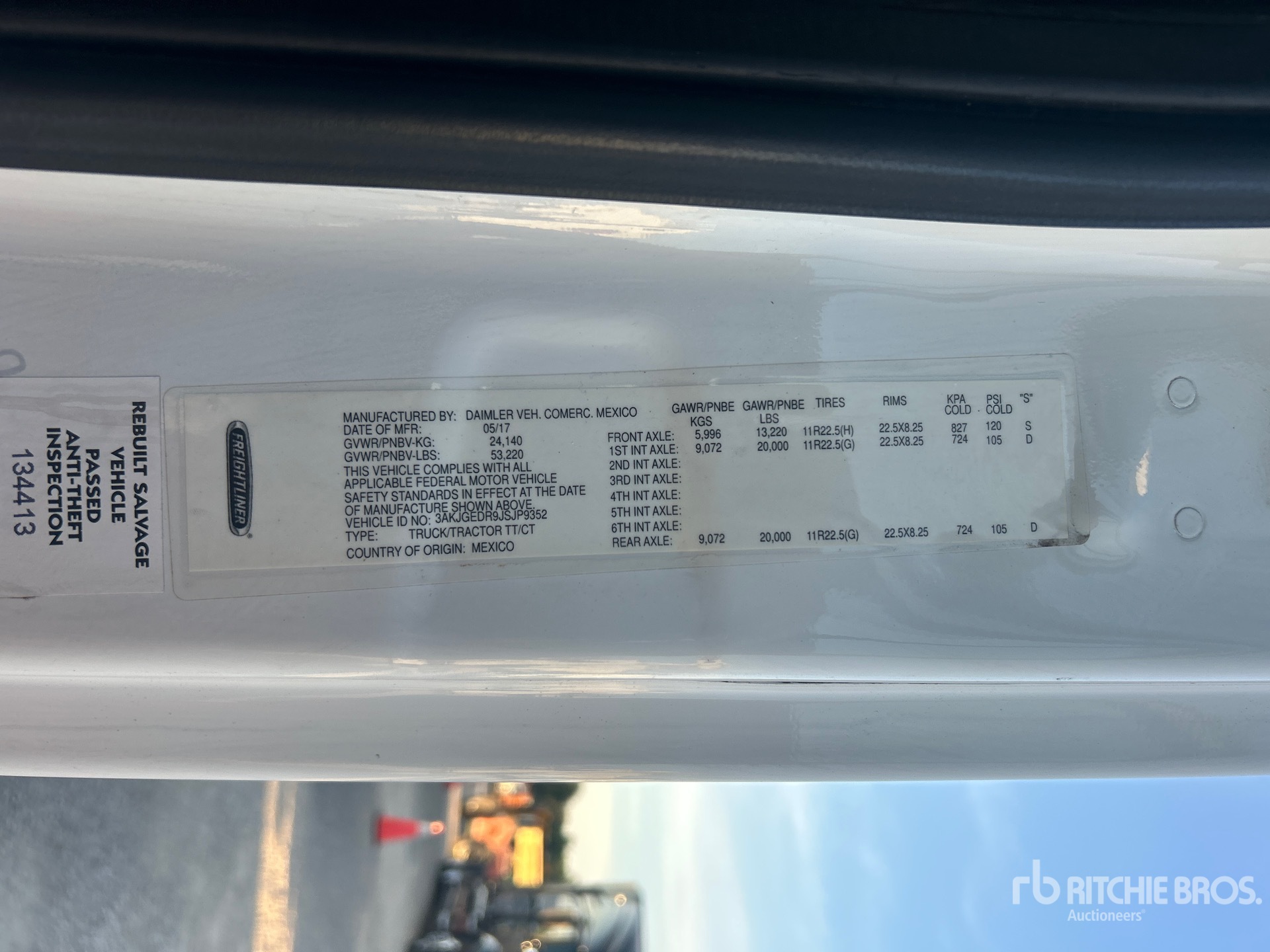 2018 Freightliner CASCADIA 125