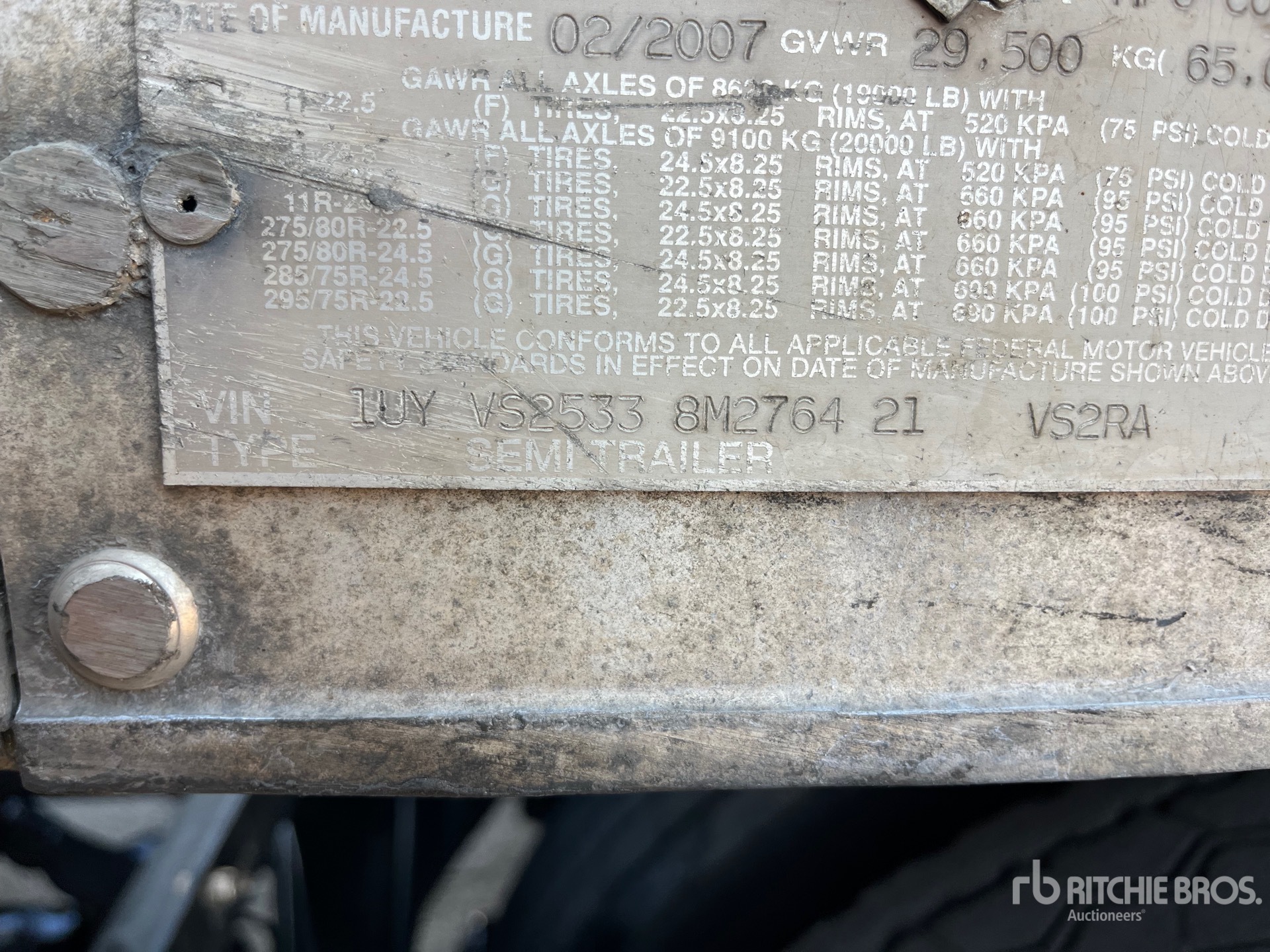 2008 Utility VS2RA