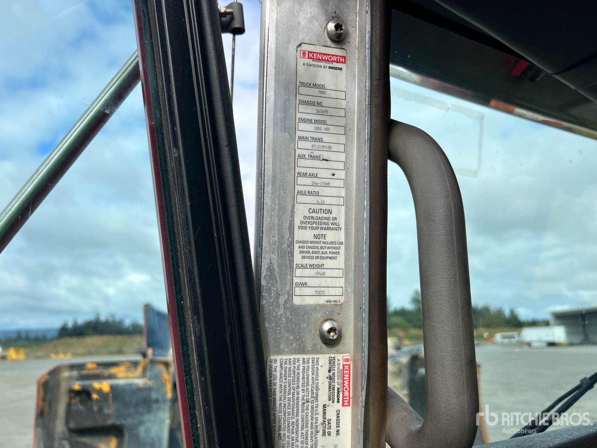 2013 Kenworth T800