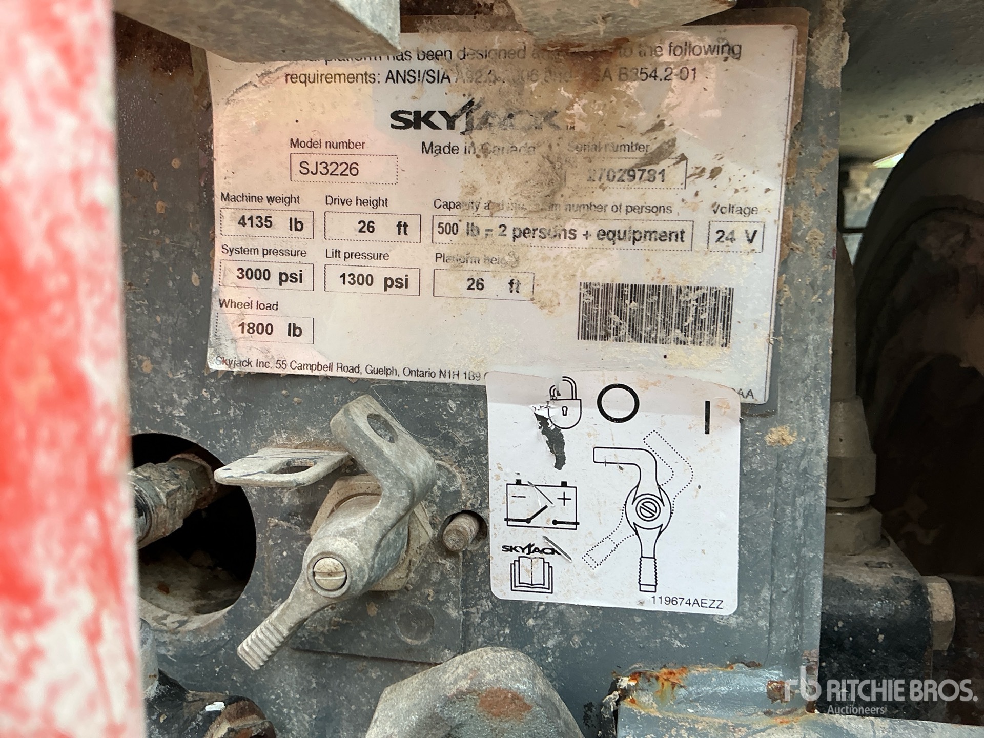 Photo of 2016 Skyjack SJ3226