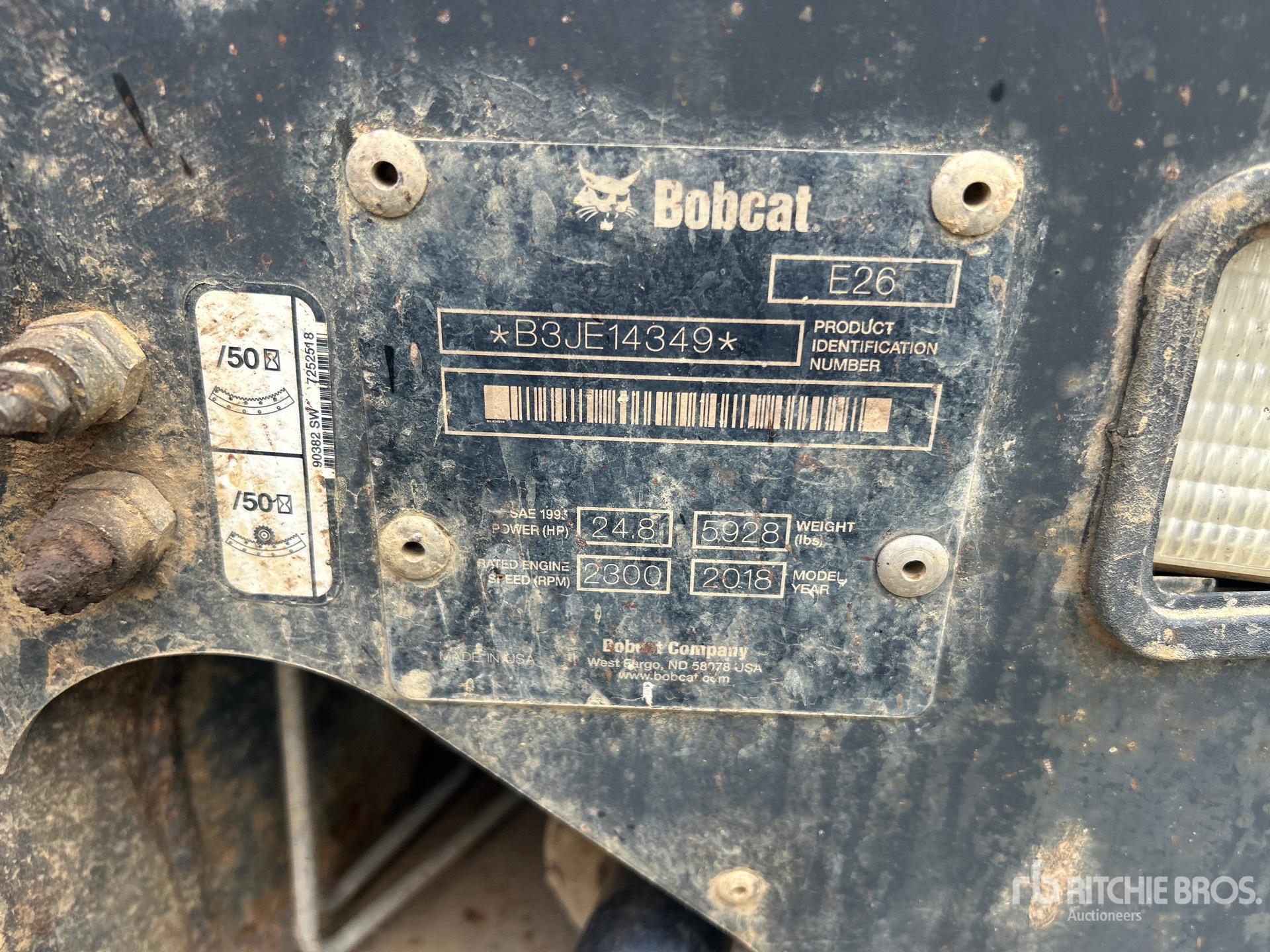 2018 Bobcat E26