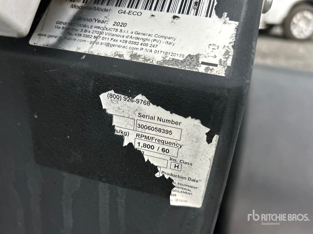 General Appearance with Unit Serial Number