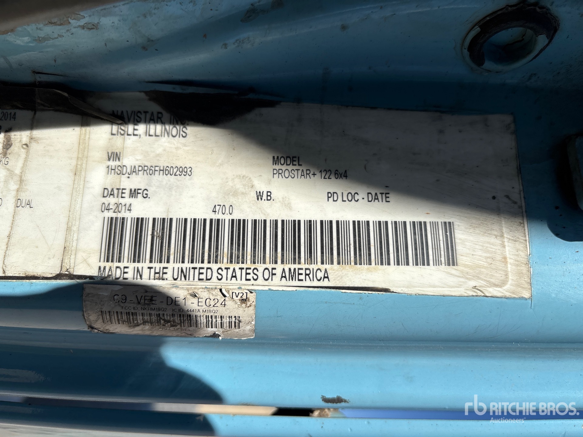 2015 International PROSTAR+ 122
