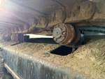 Undercarriage with Right Carrier Rollers