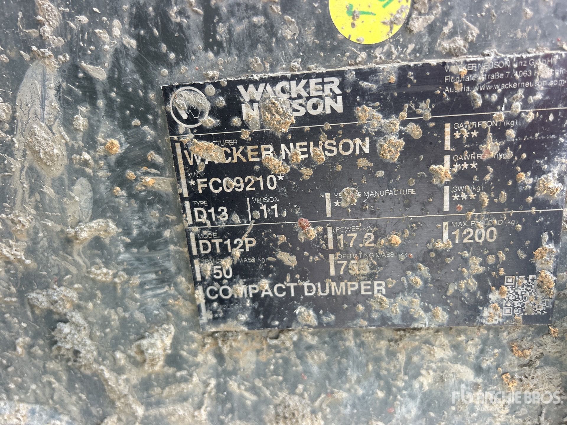 2025 Wacker Neuson DT12P