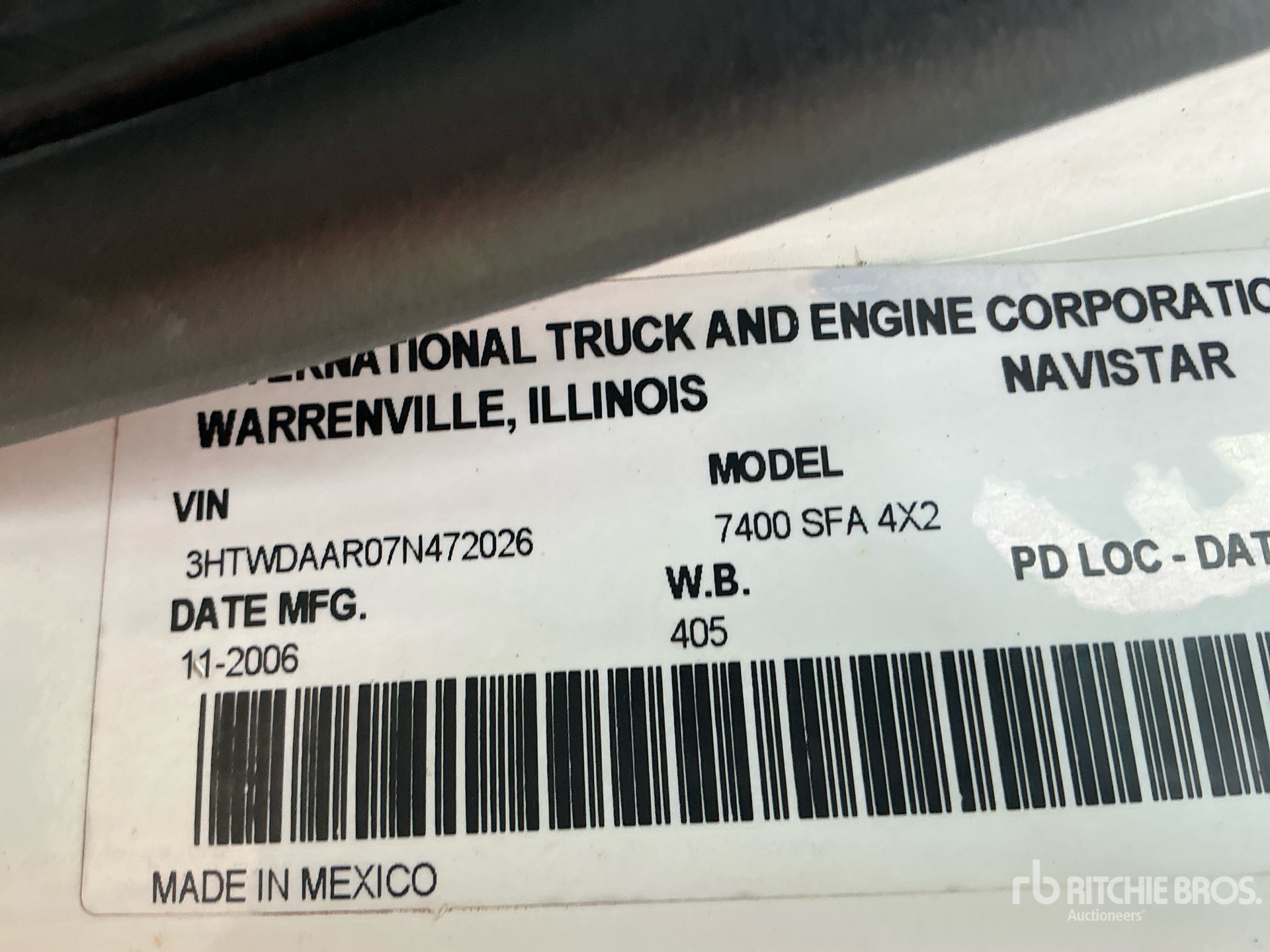Photo of 2007 International 7400