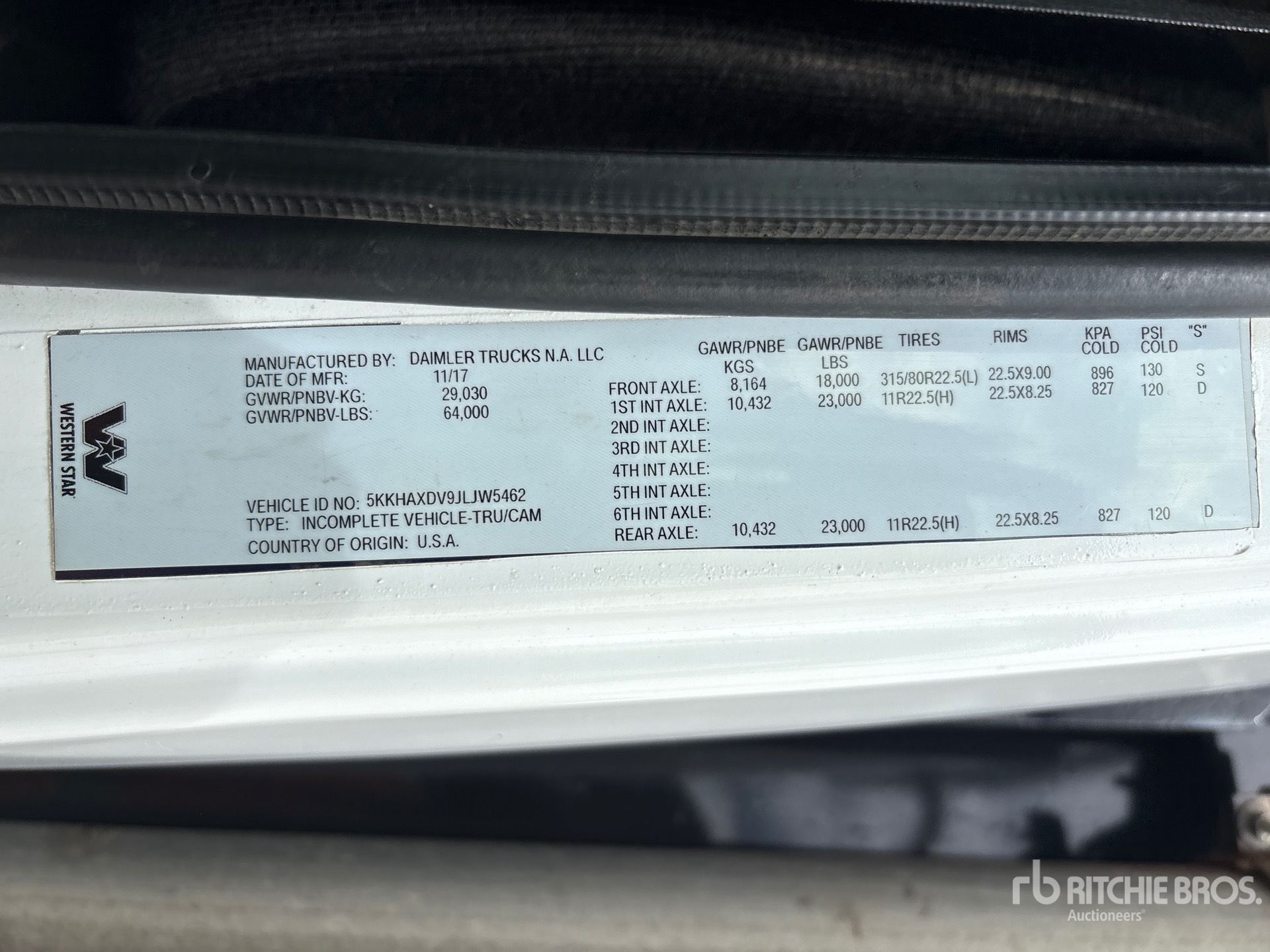 2018 Western Star 4700