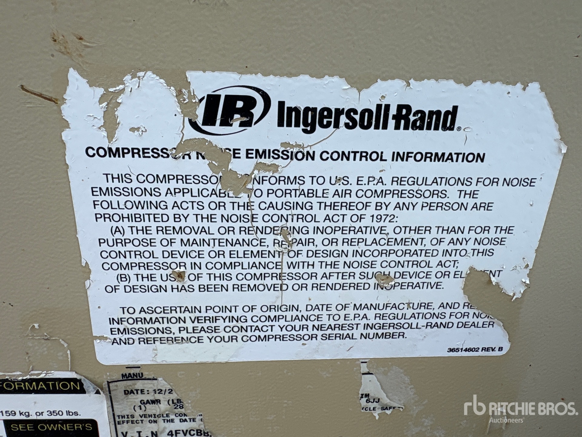 Ingersoll Rand XP 185WJD