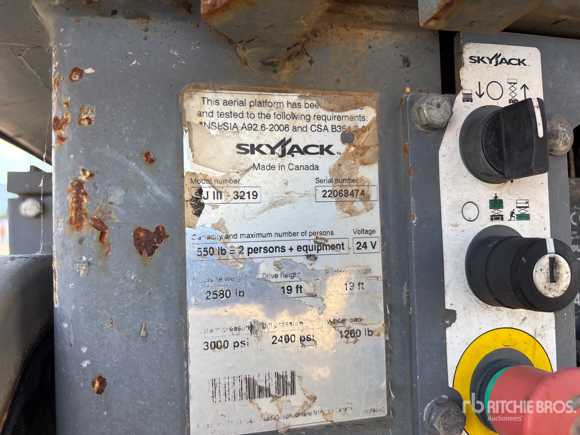 2014 Skyjack SJ 3219