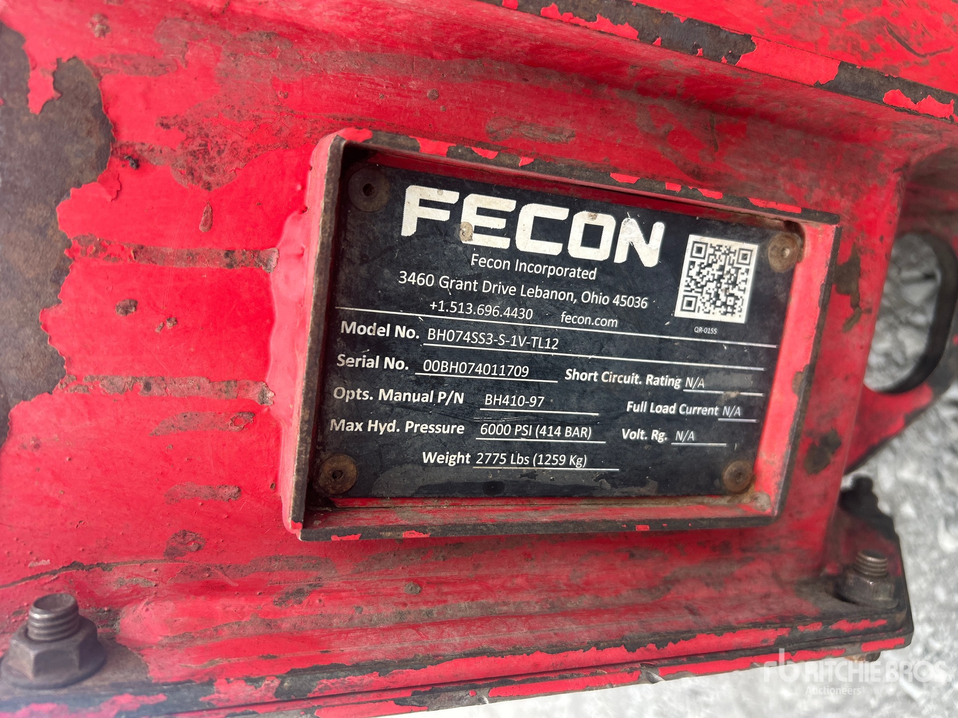 Fecon BH074SS3-S-1V-T