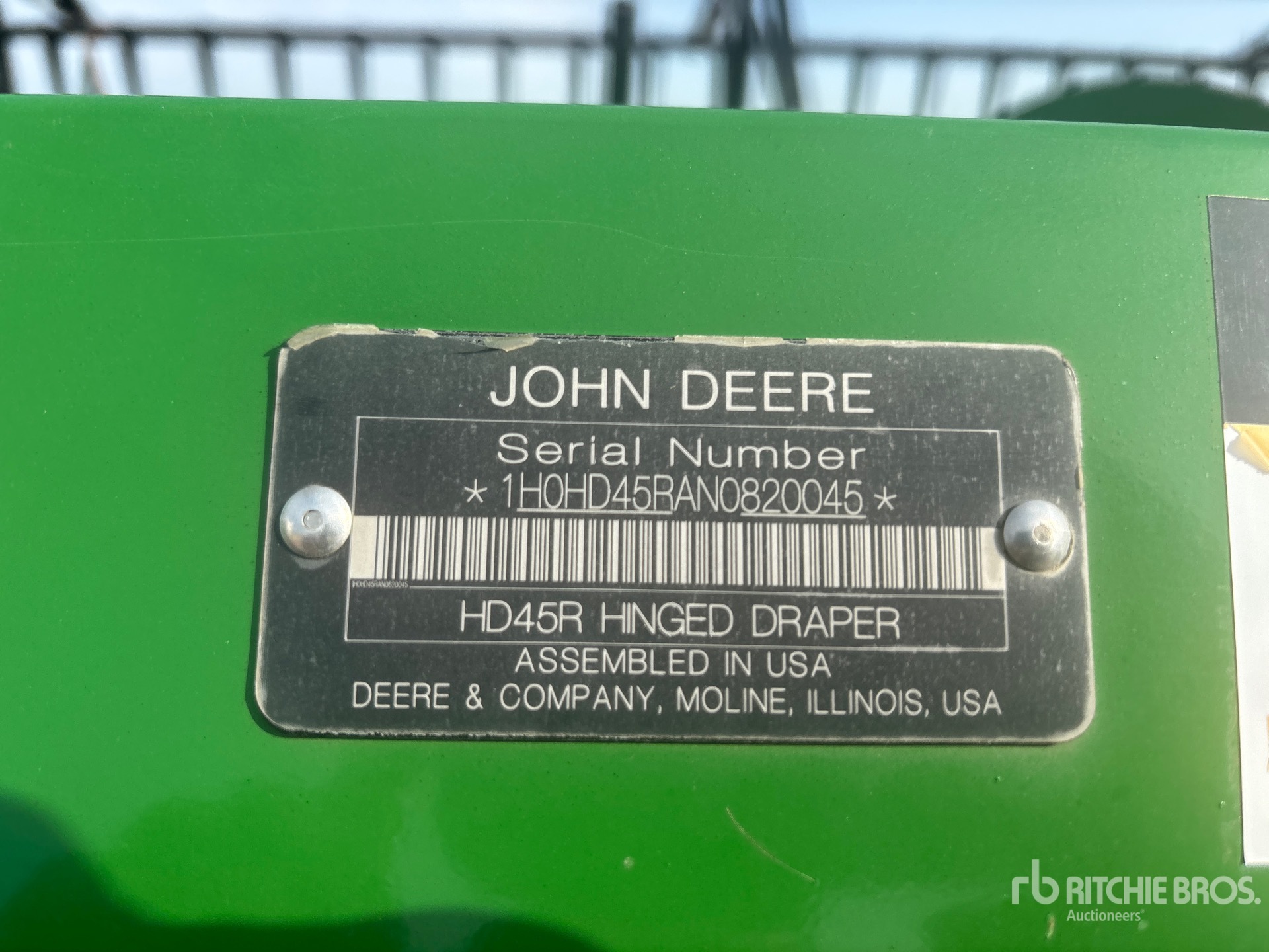 2022 John Deere HD45R
