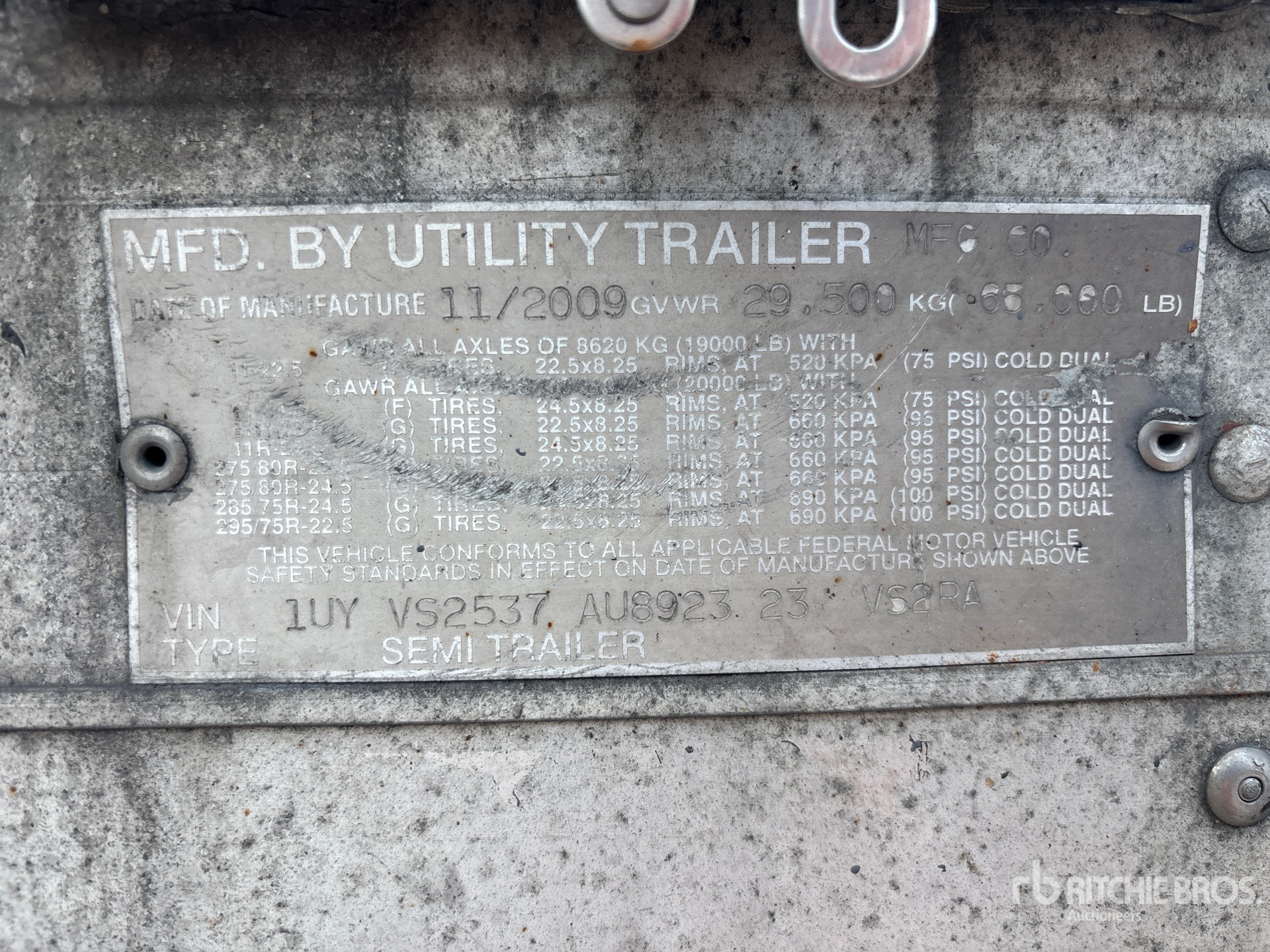 2010 Utility VS2RA