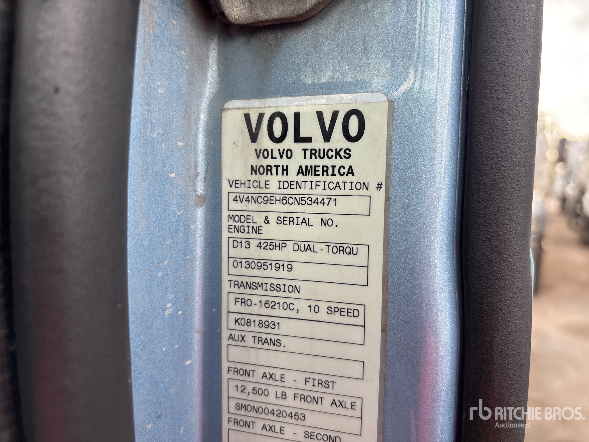 2012 Volvo VNL
