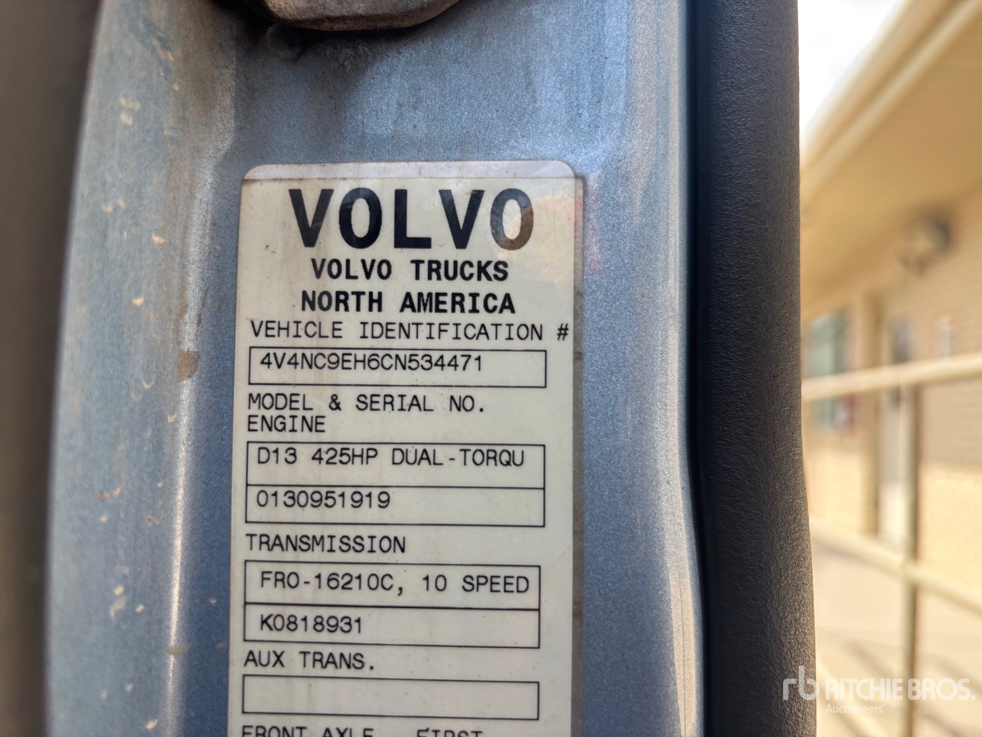 2012 Volvo VNL