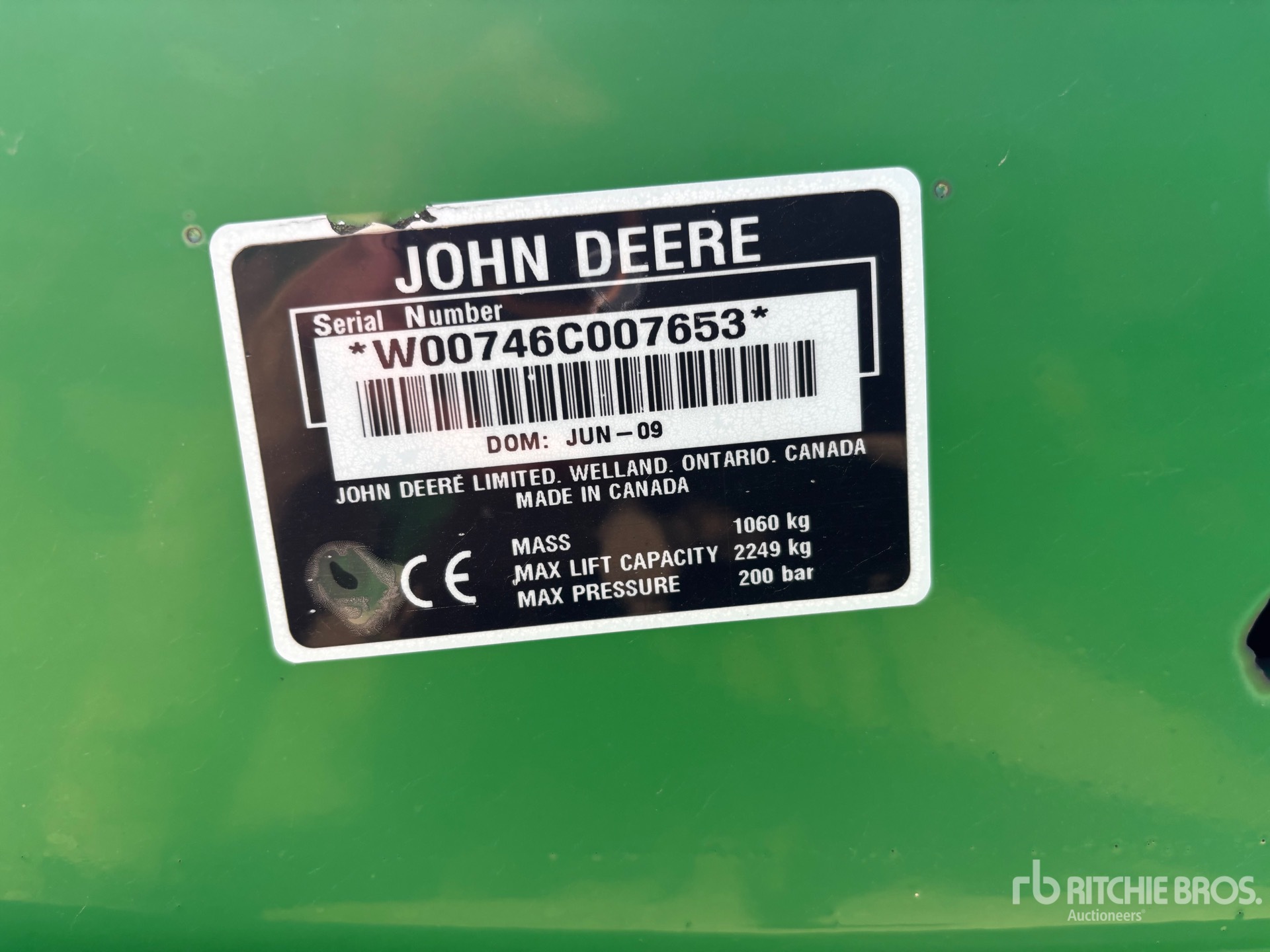 John Deere 97 IN 2-POINT GRAPPLE