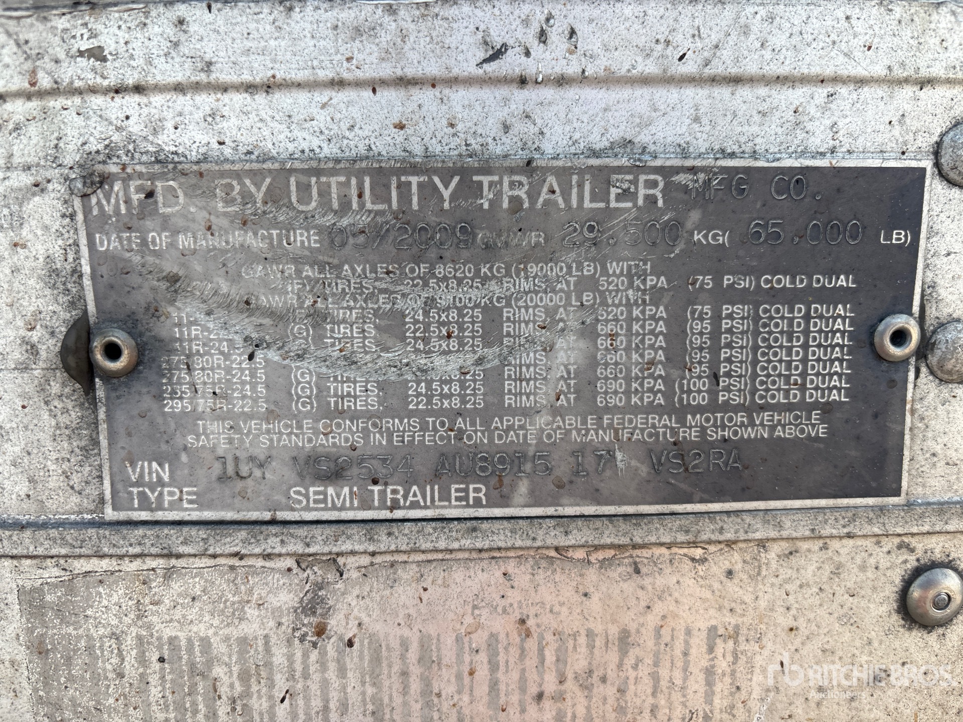 2010 Utility VS2RA