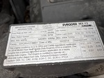 Engine with Emission Label