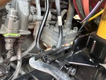 Engine with Air Compressor