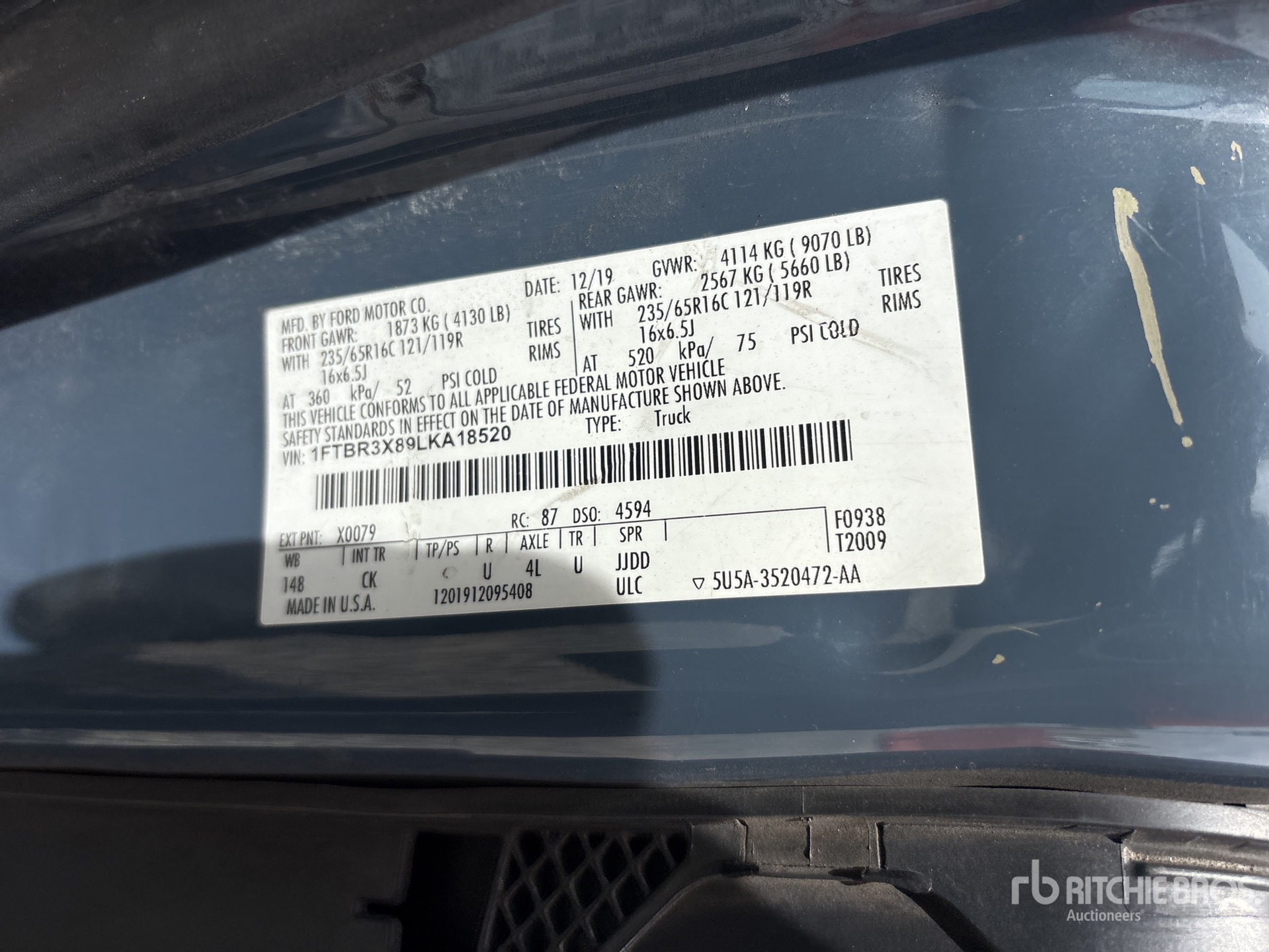 2020 Ford TRANSIT