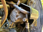 Engine with A/C Compressor