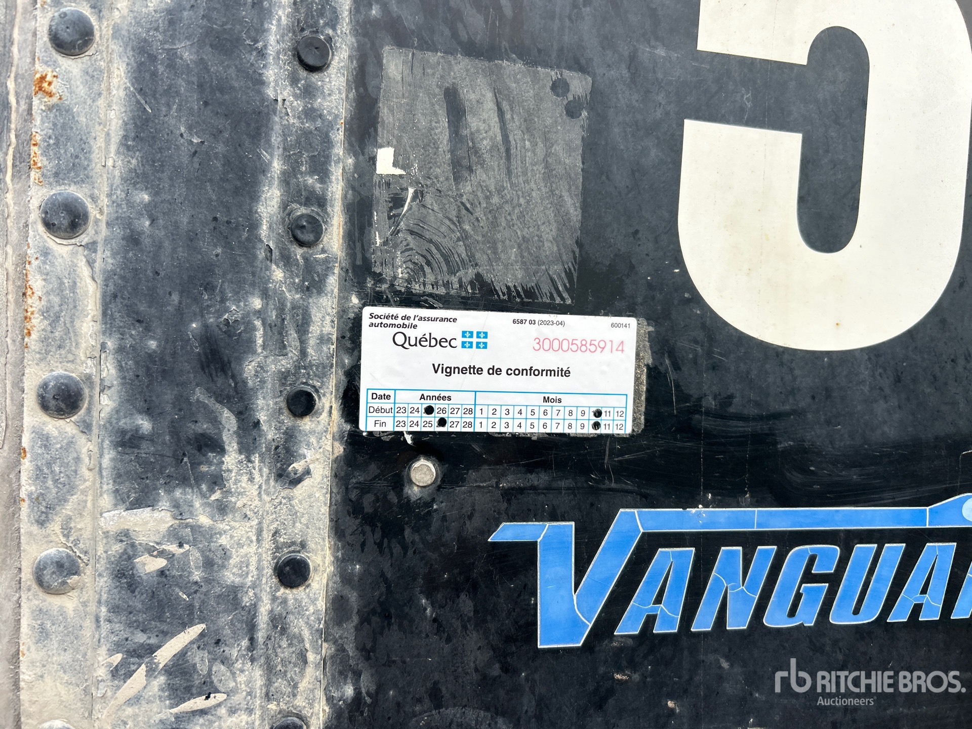 2012 Vanguard 53 FT T/A