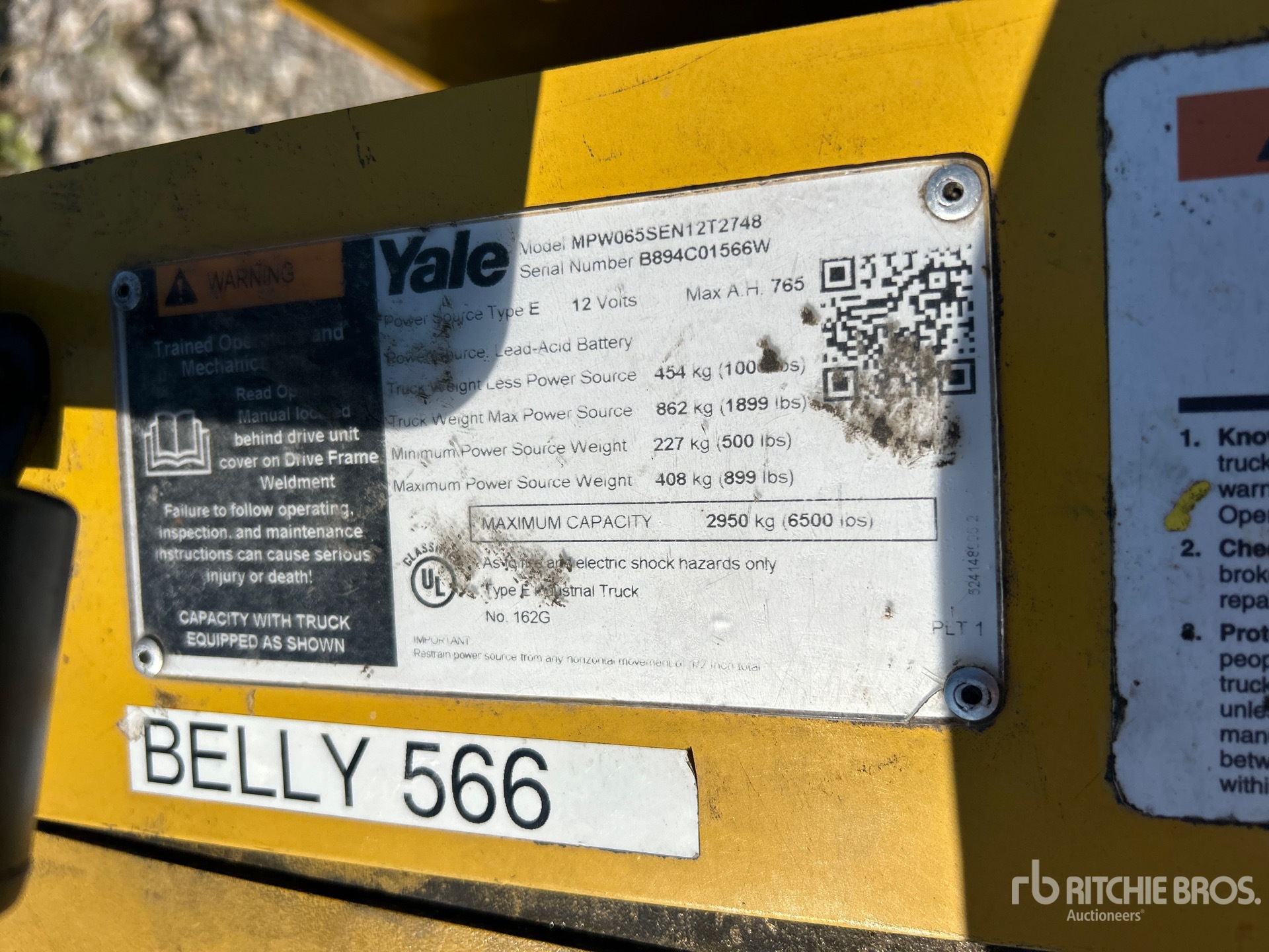 2022 Yale MPW065SEN12T274