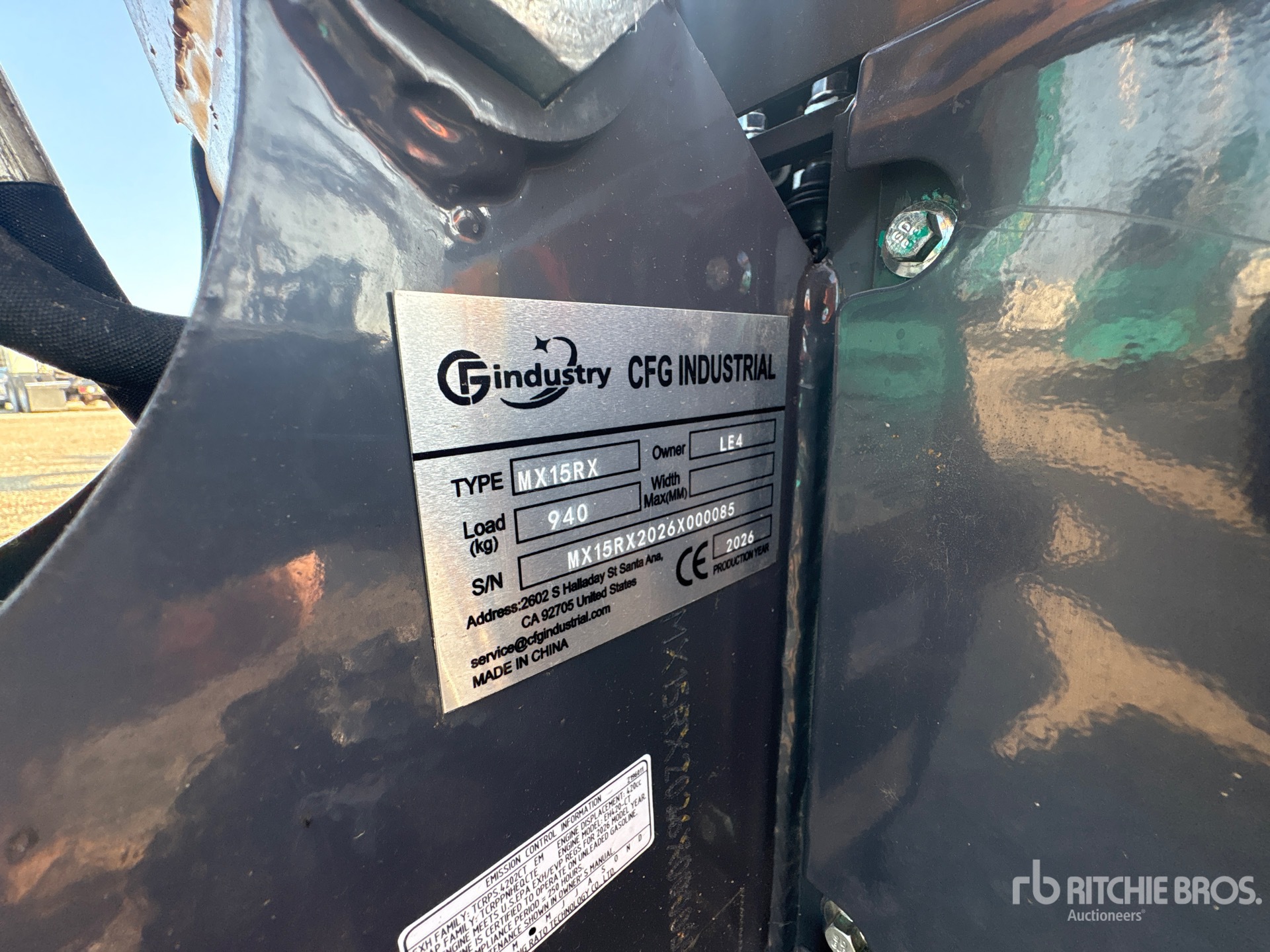 2026 CFG MX15RX