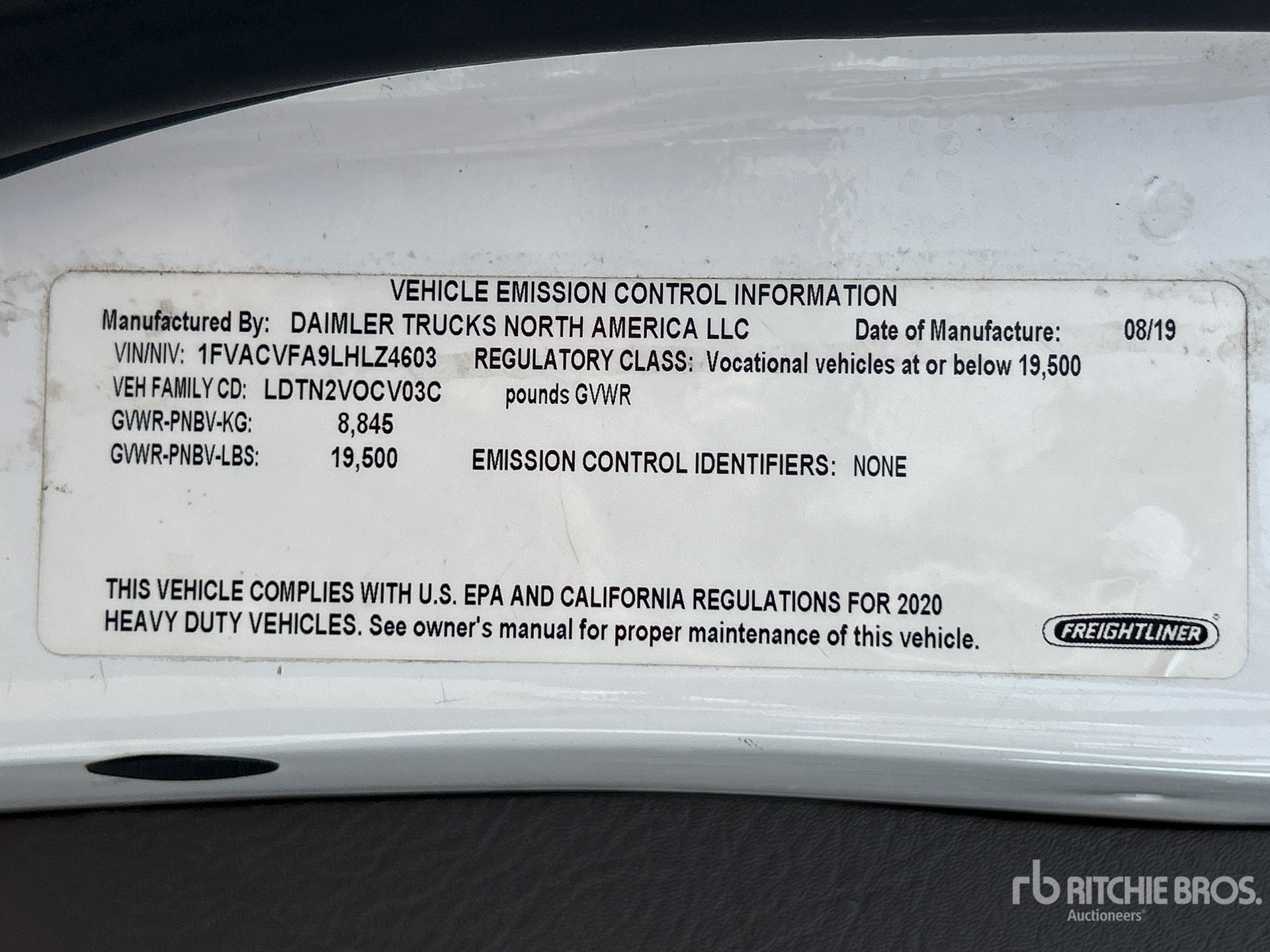 2020 Freightliner M2 106