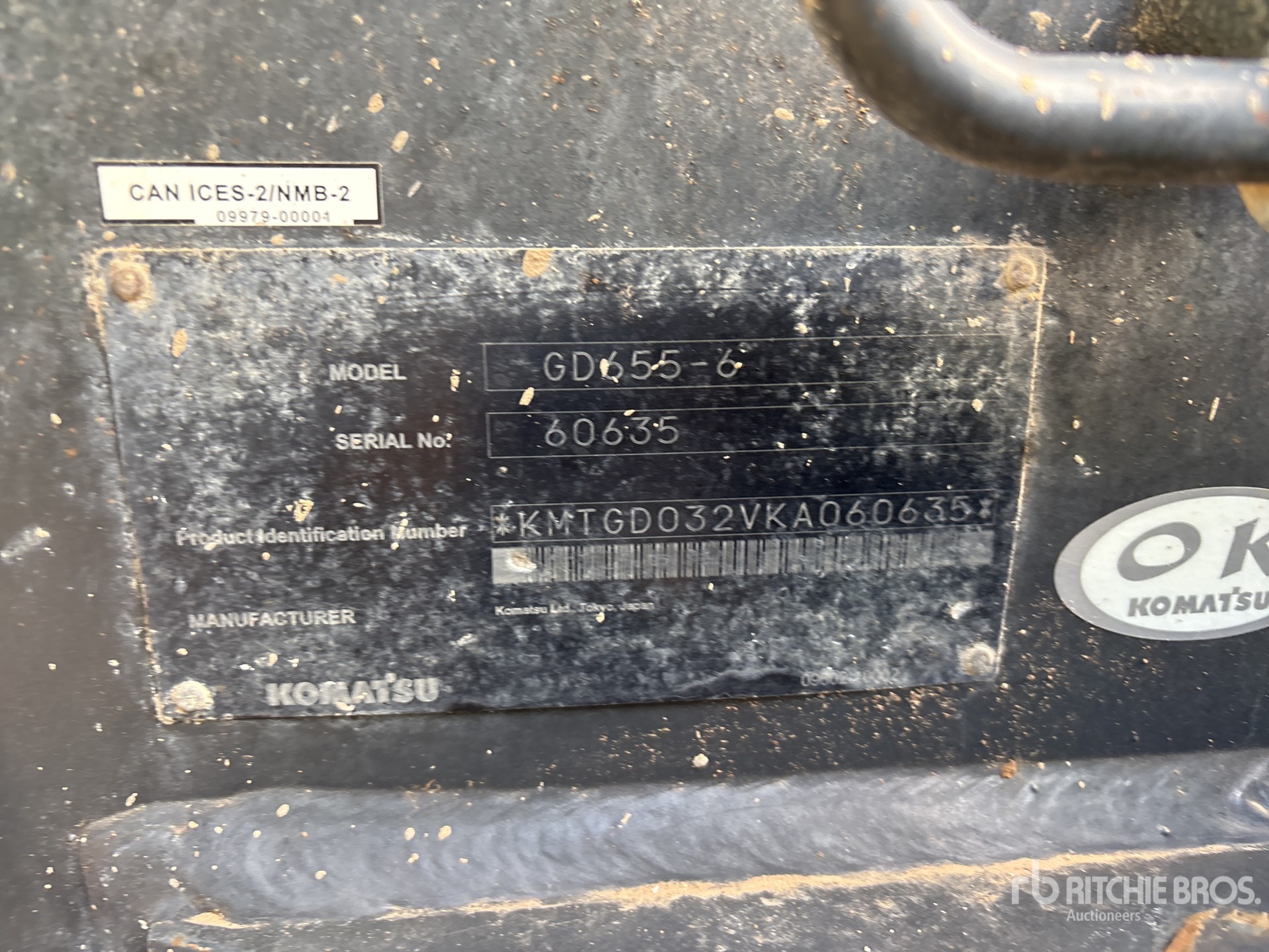 2020 Komatsu GD655-6