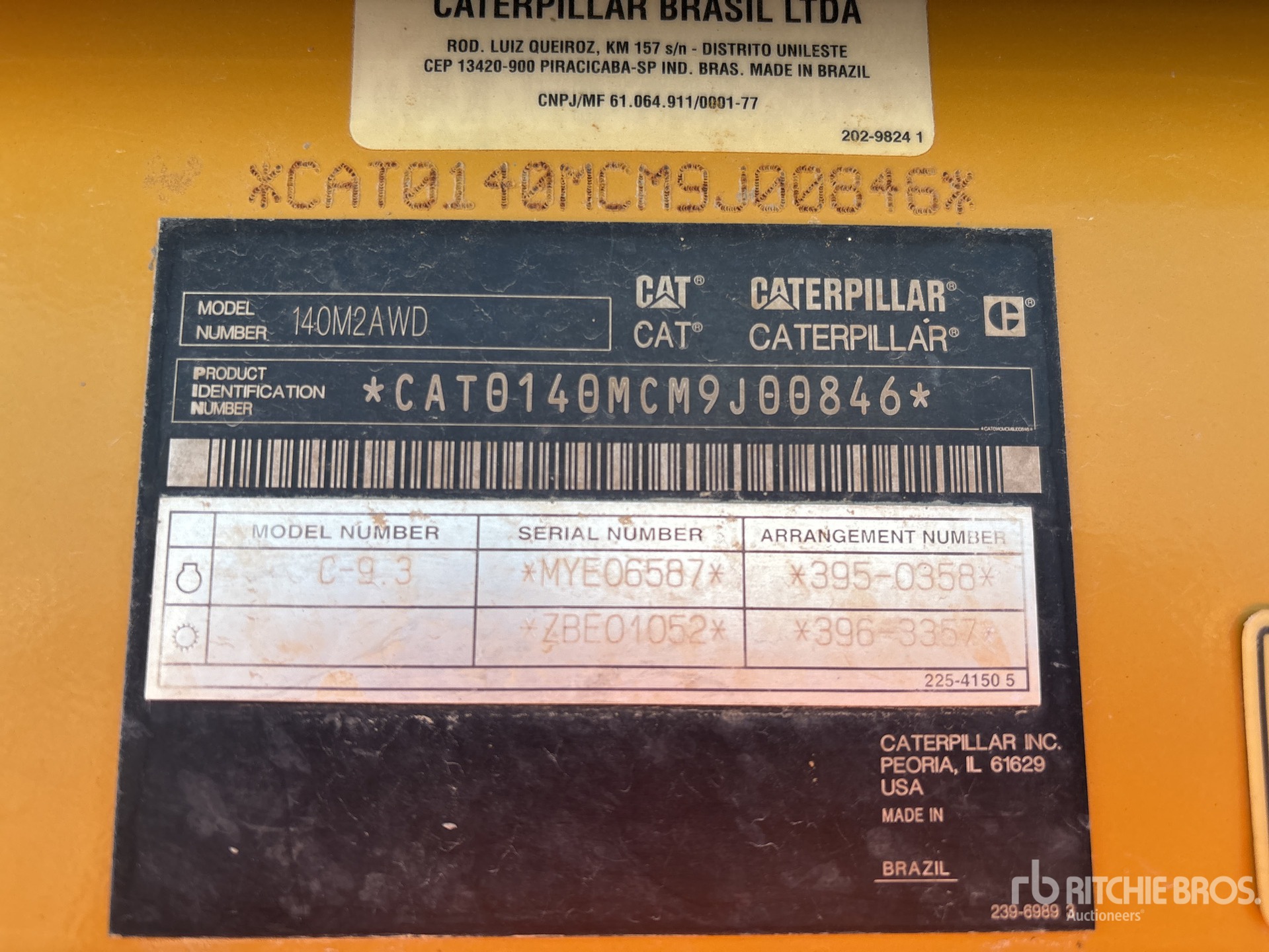 2014 Caterpillar 140M2AWD