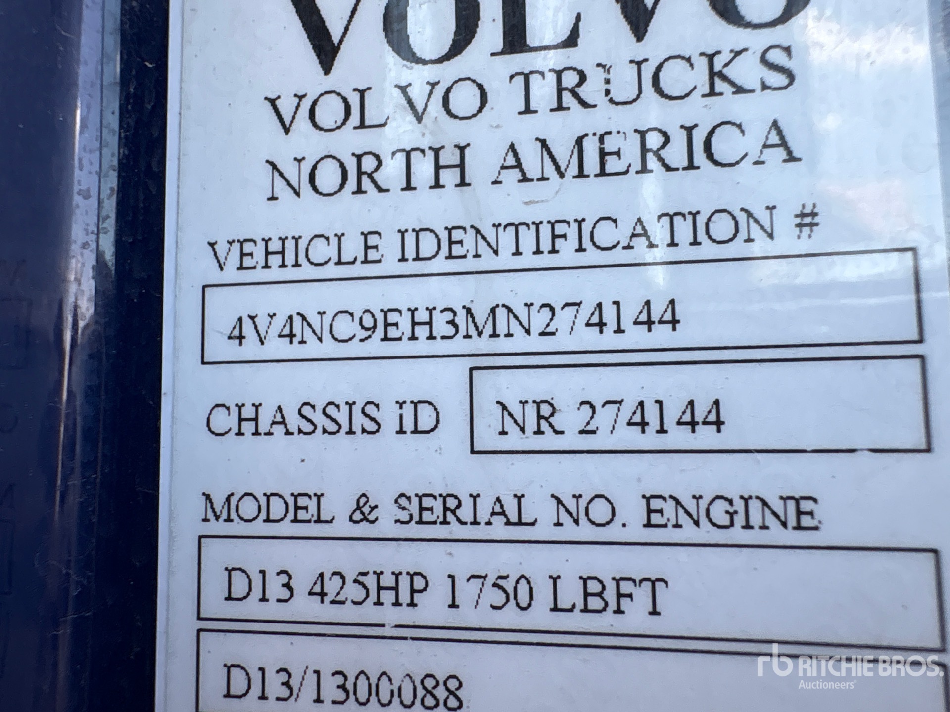 2021 Volvo VNL760