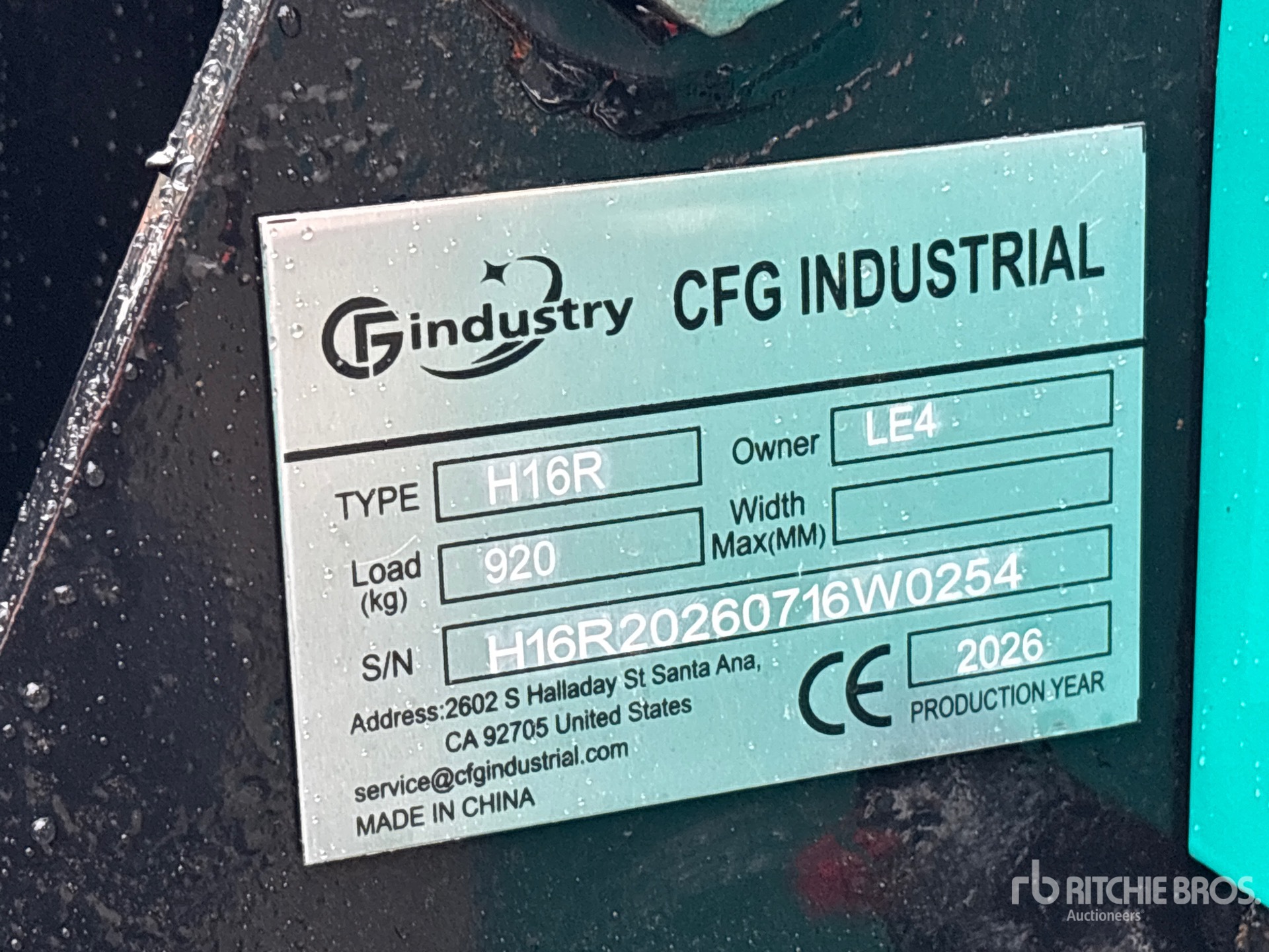 2026 CFG H16R
