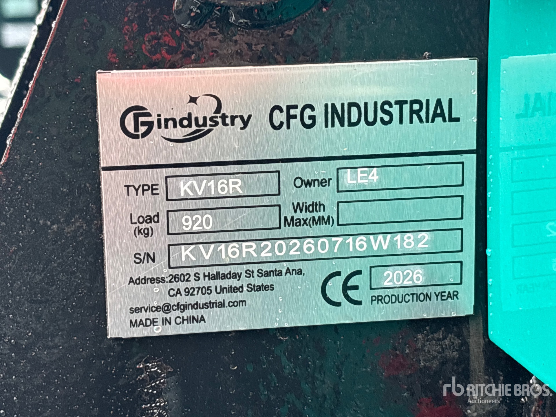 2026 CFG KV16R