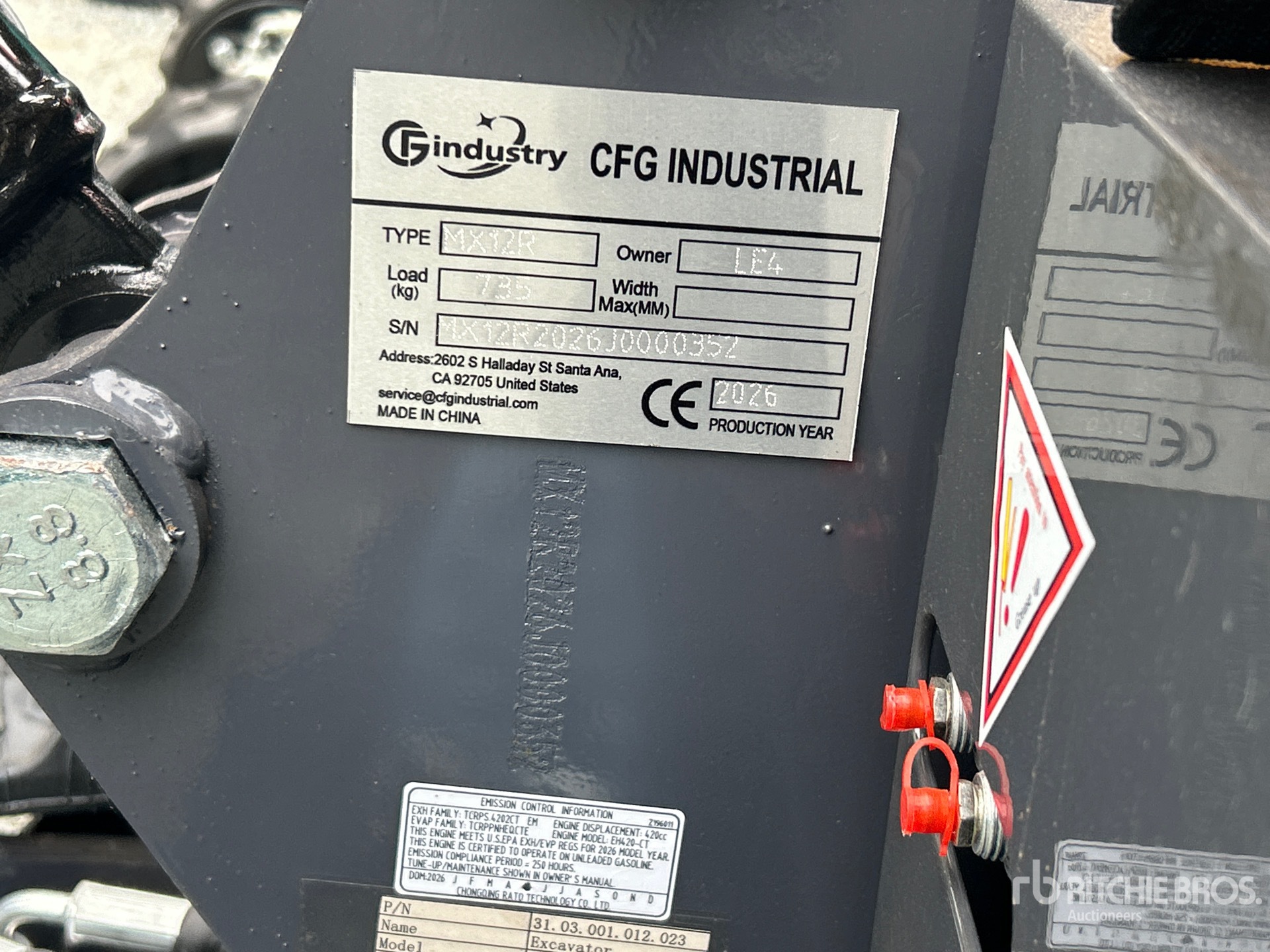2026 CFG MX12R