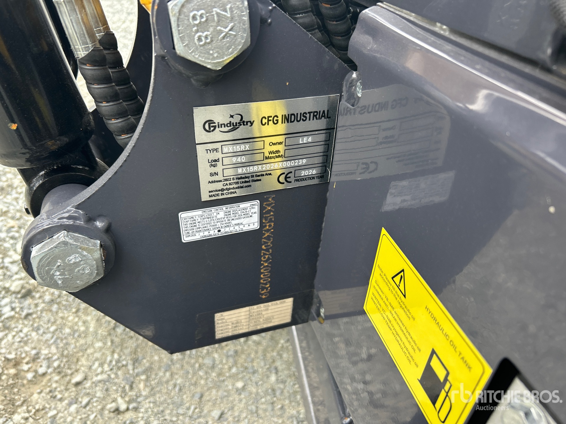 2026 CFG MX15RX
