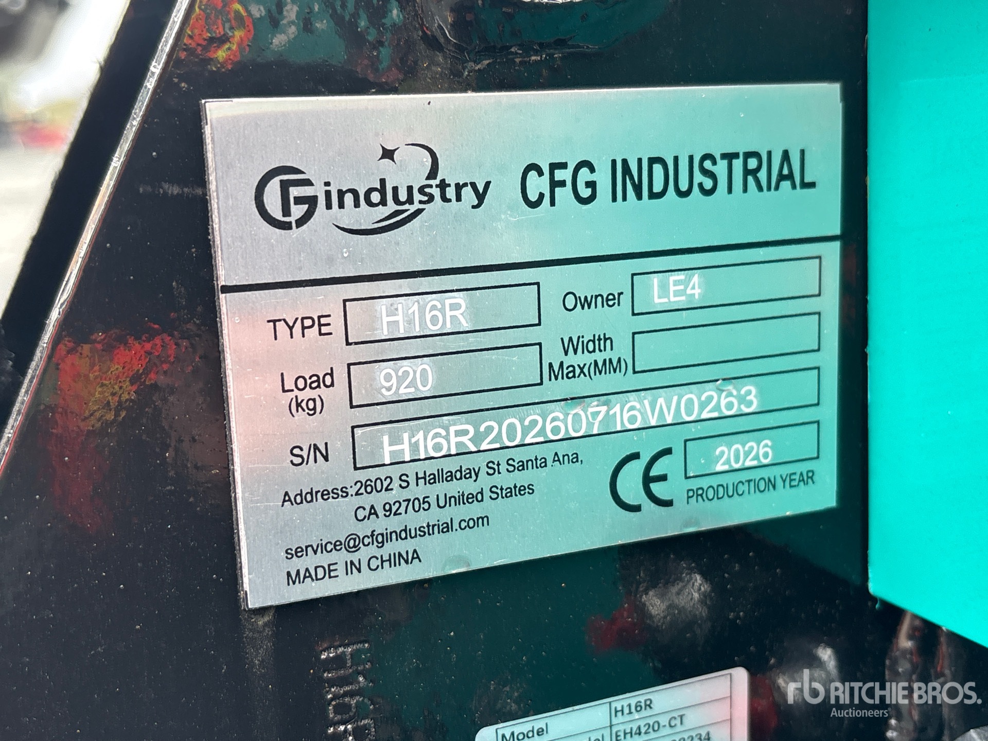 2026 CFG H16R