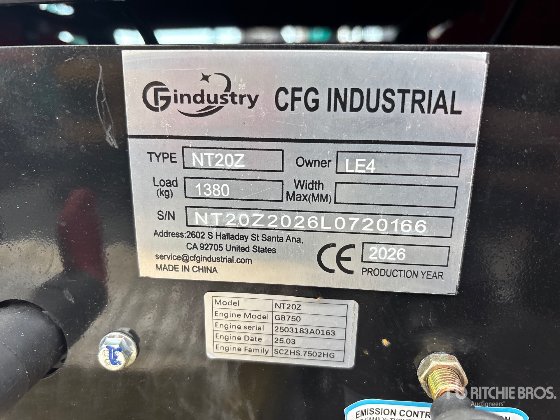 2026 CFG NT20Z