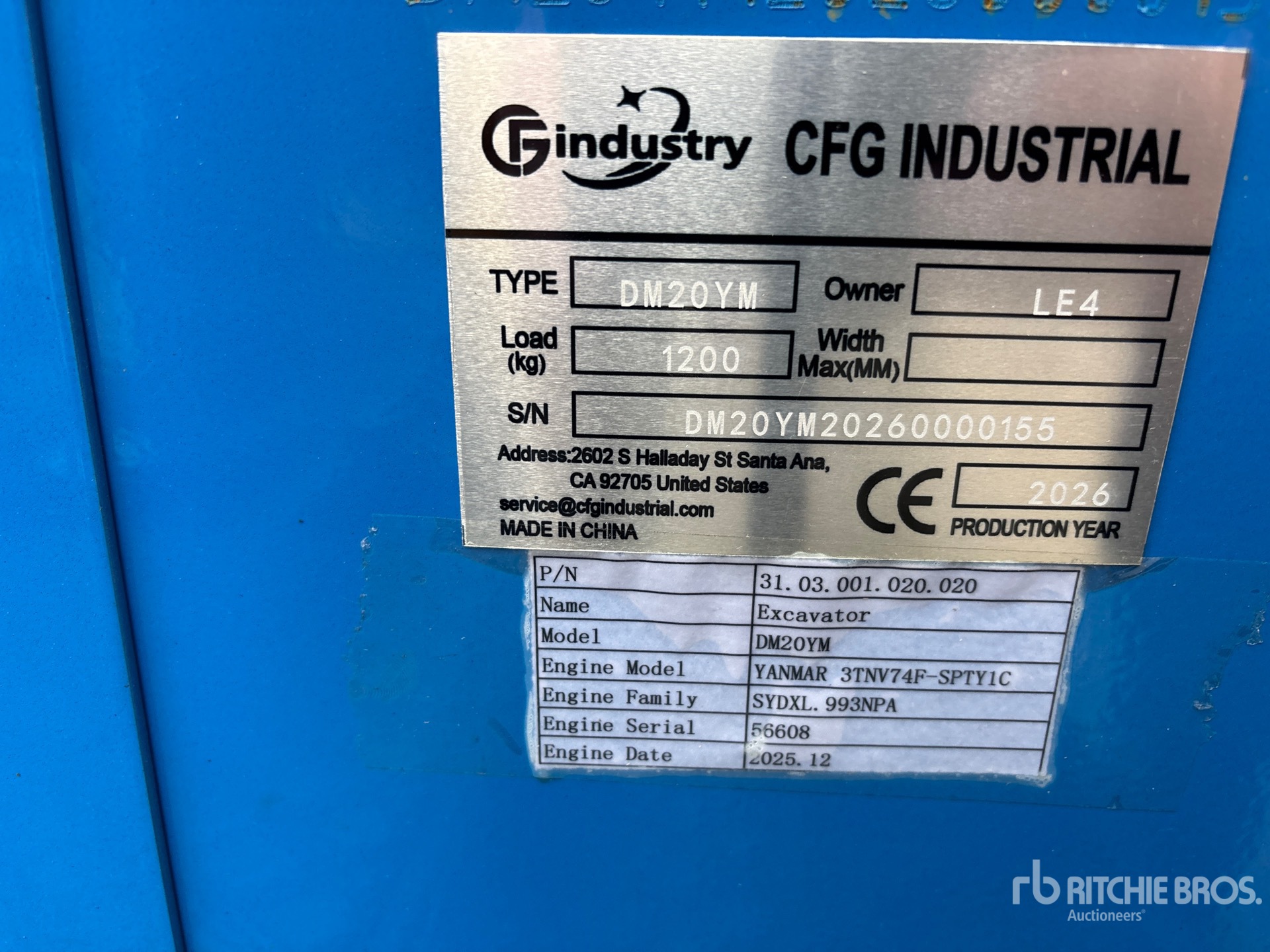 2026 CFG DM20YM