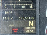 General Appearance with Hour Meter / Odometer