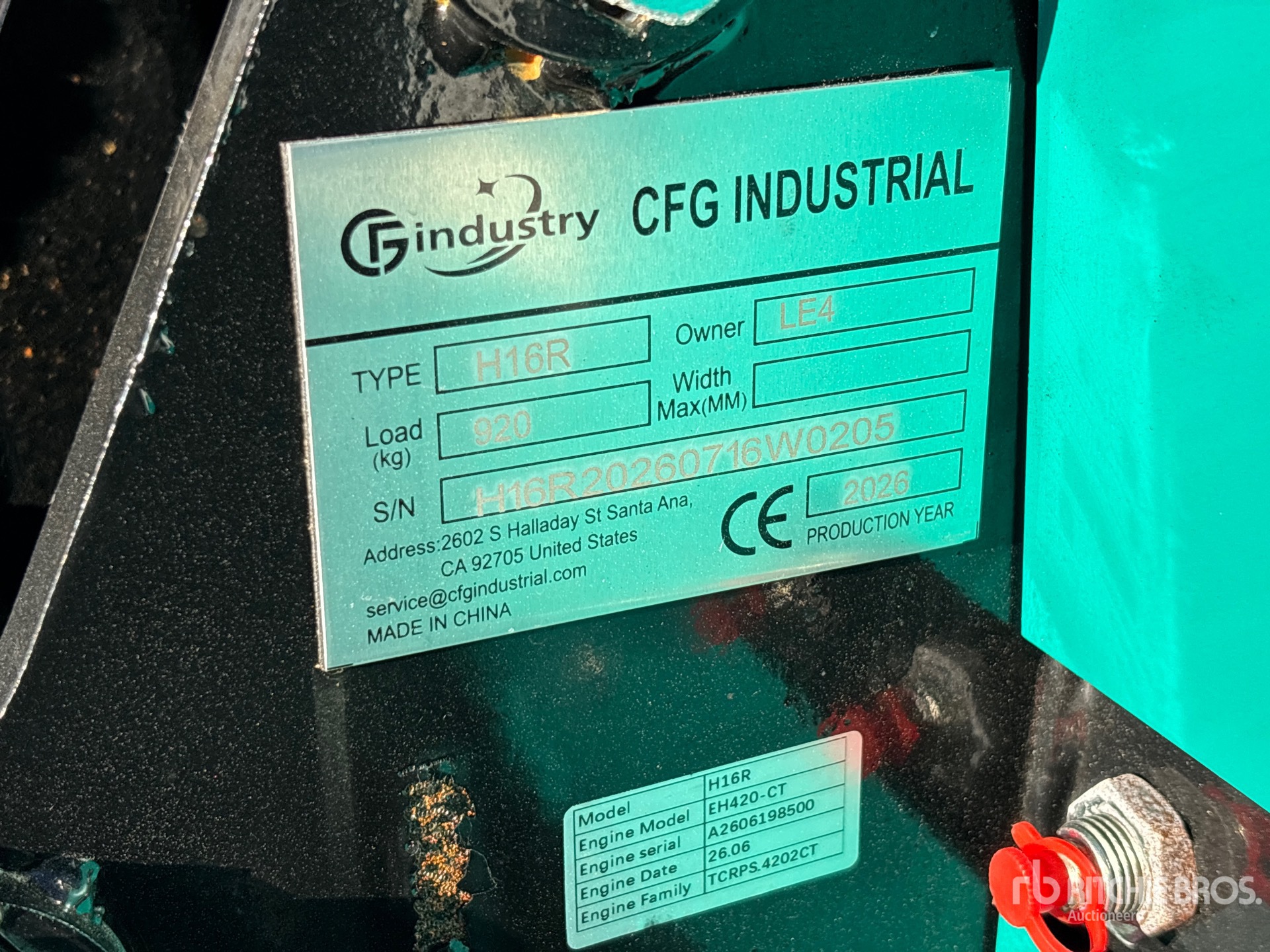 2026 CFG H16R