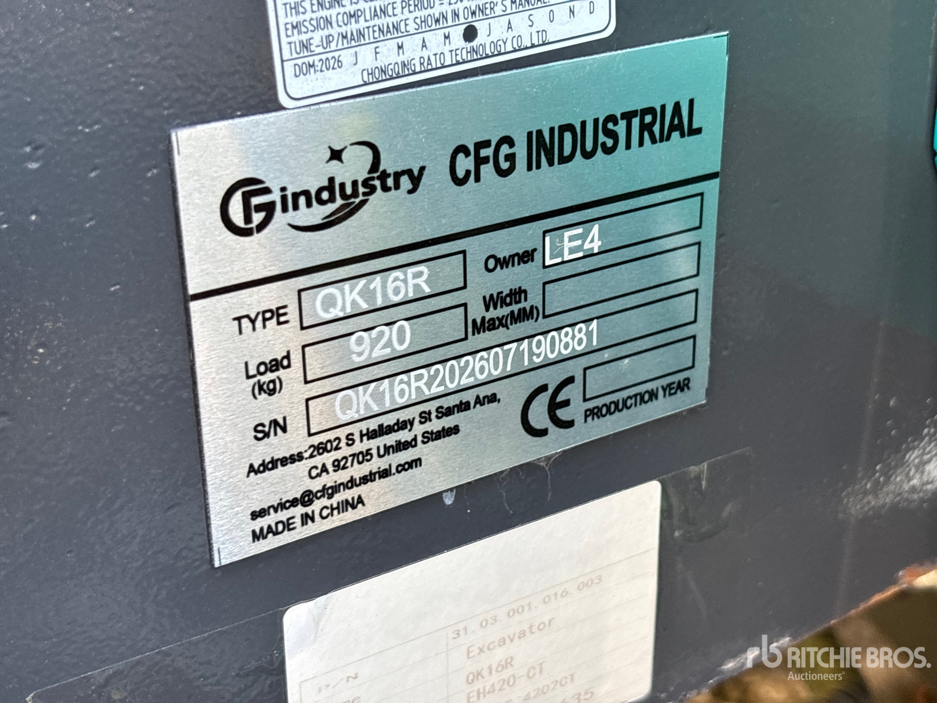 2026 CFG QK16R