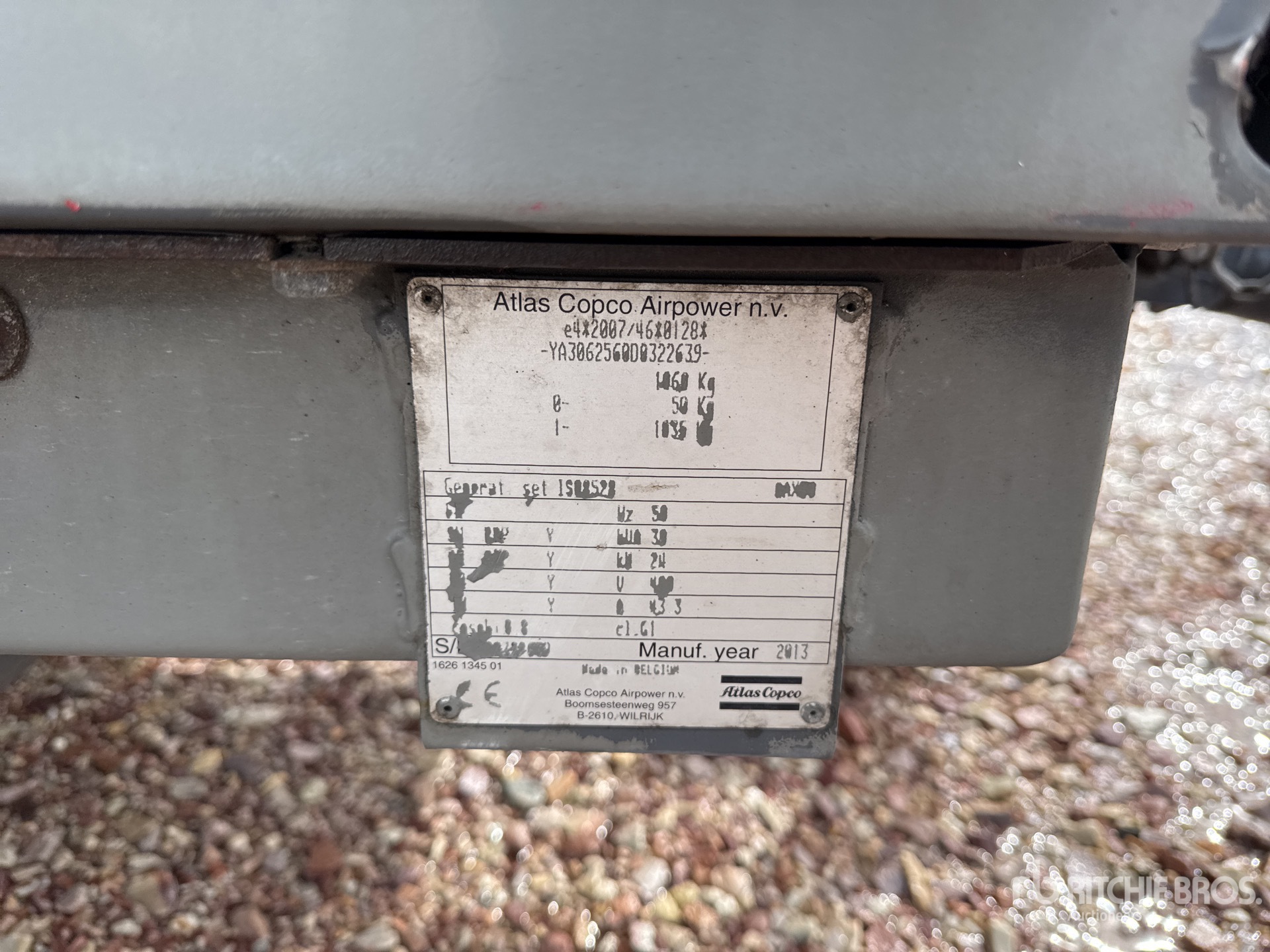 2013 Atlas Copco 30 KVA MOBILE GROUPE ELECTROGEN ...