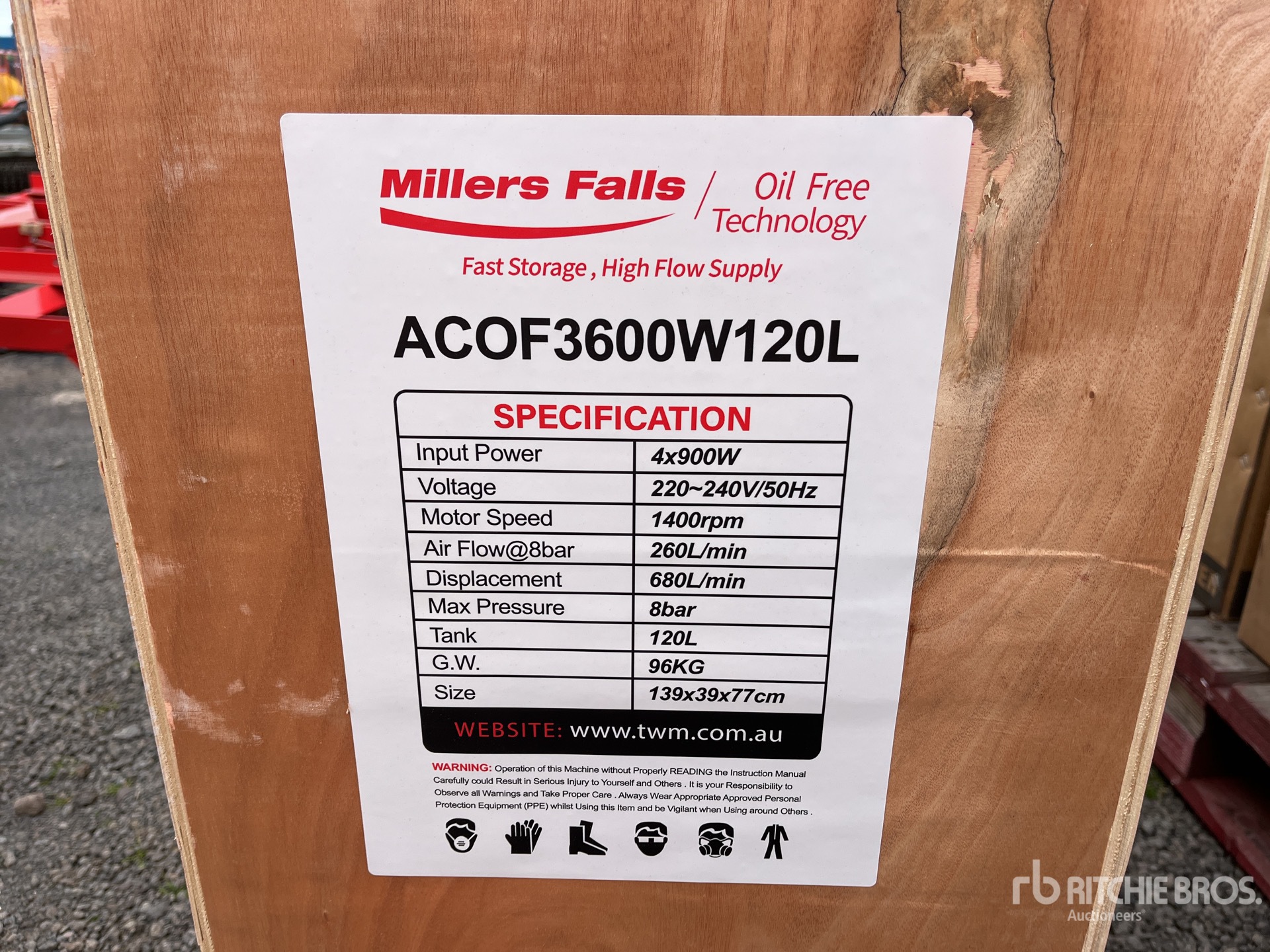 Multiquip ACOF3600W120L