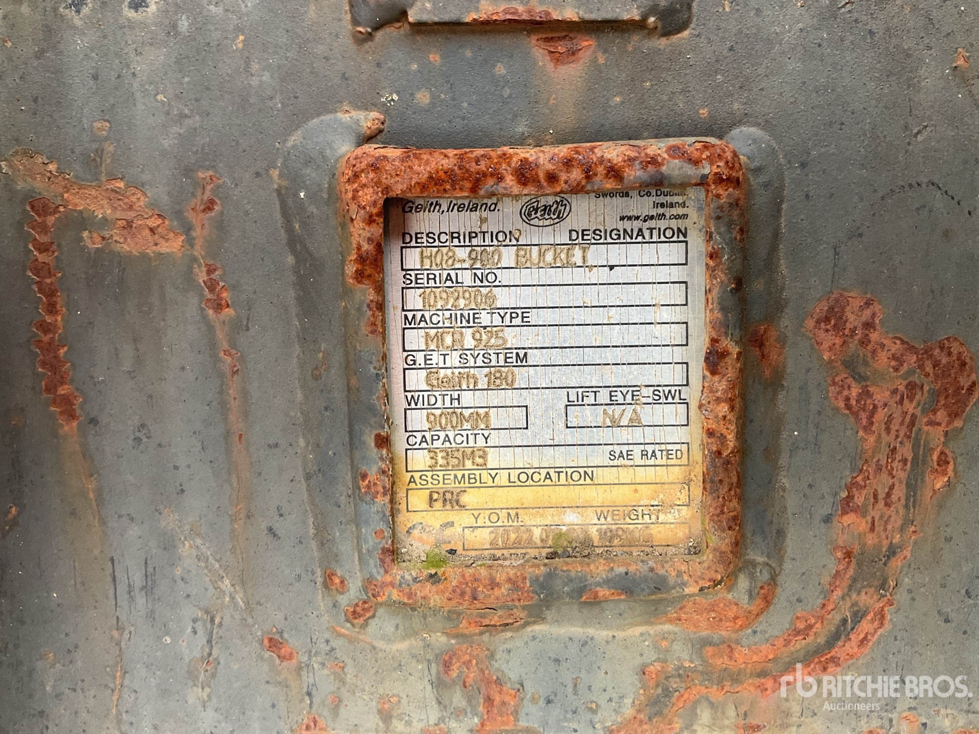 Geith QUANTITY OF (2) 8 TON