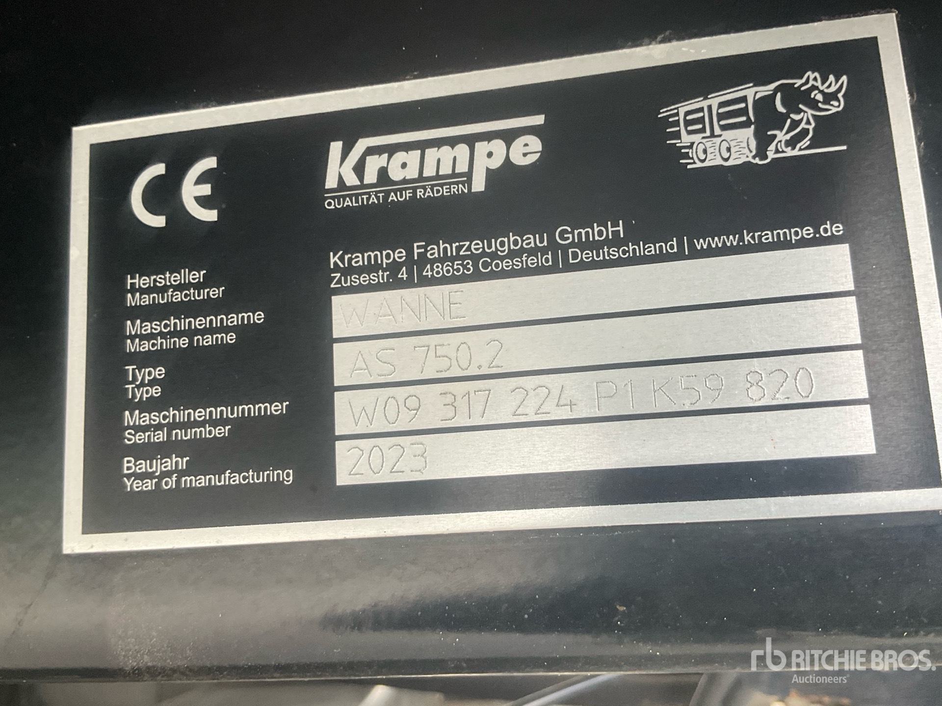 2023 Krampe RAMBODY 750