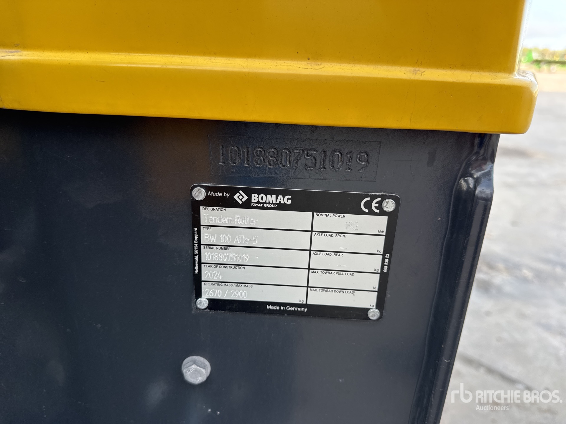 2024 Bomag BW100ADE-5