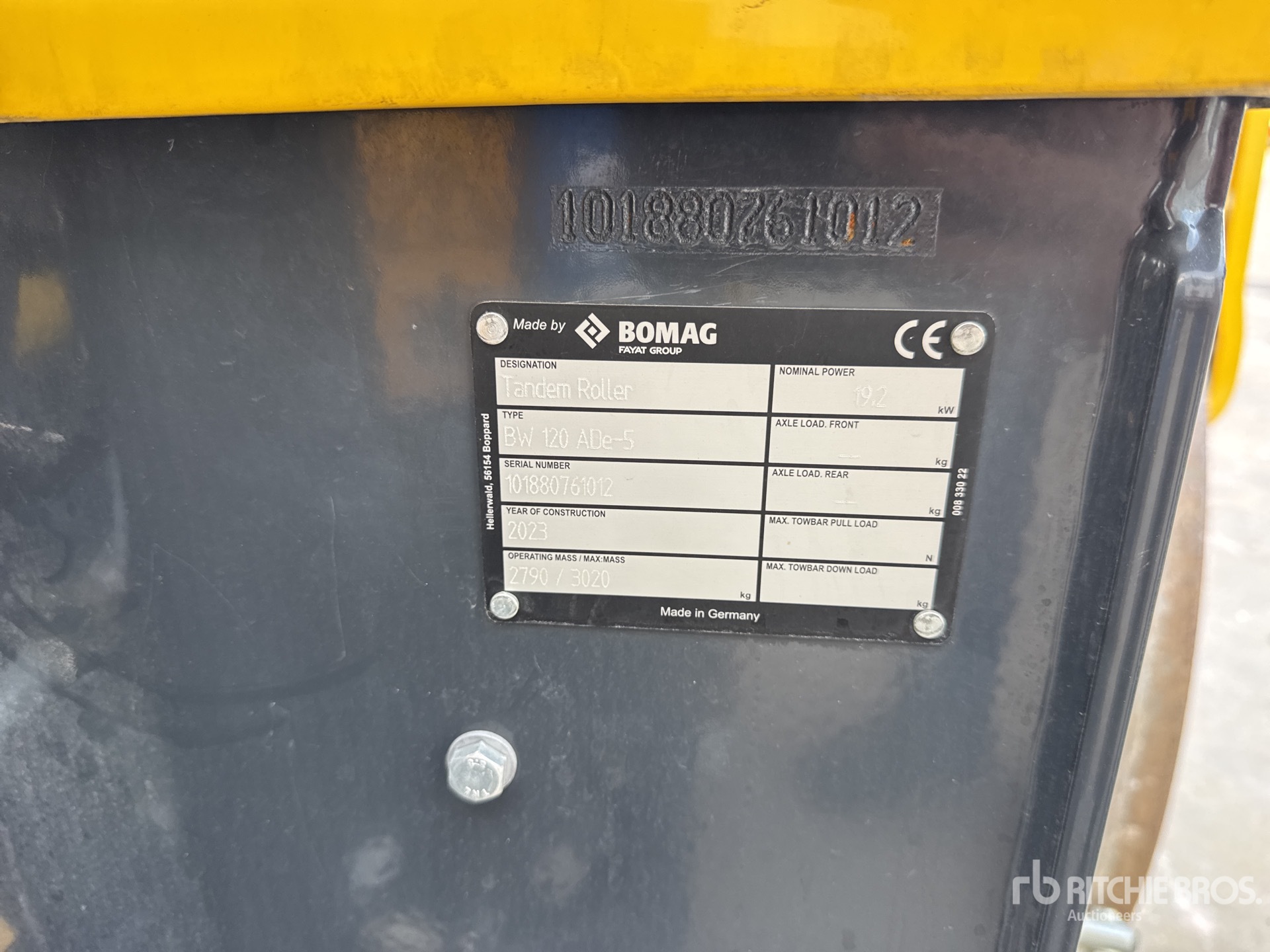 2023 Bomag BW120ADE-5