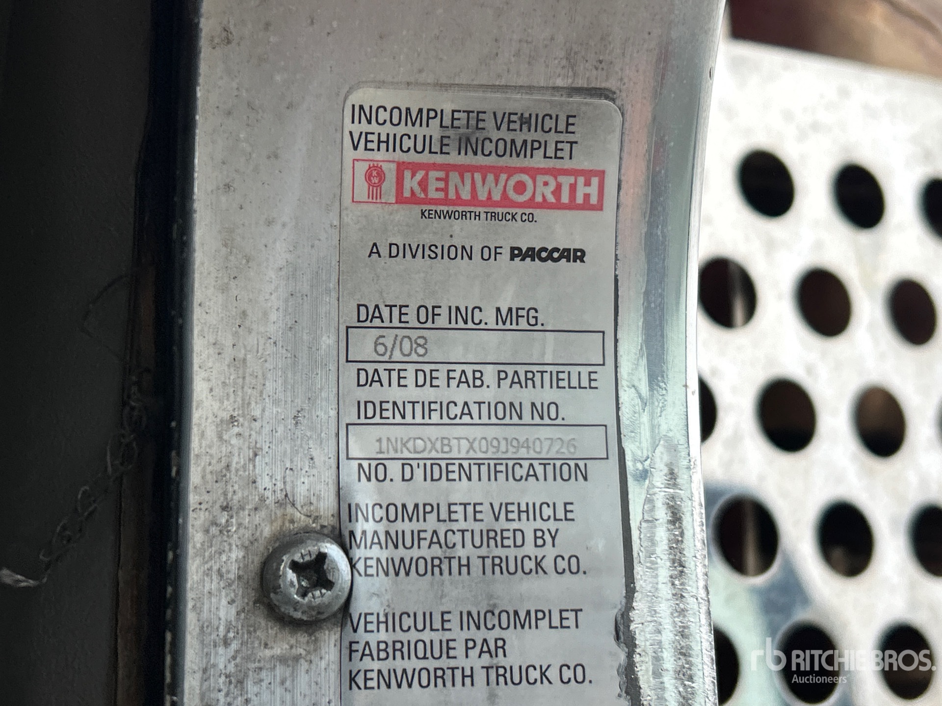 2009 Kenworth T800